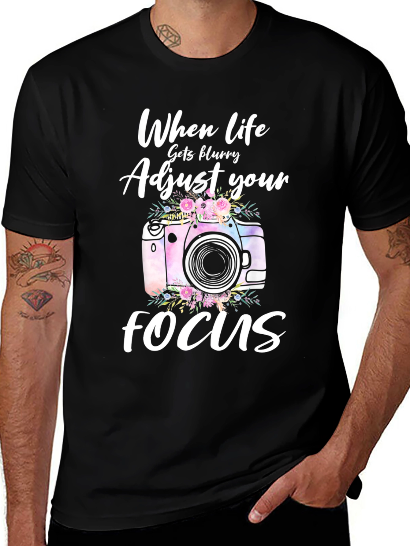 Variant 19 of Adjust Your Focus T-Shirt - Photography Tee