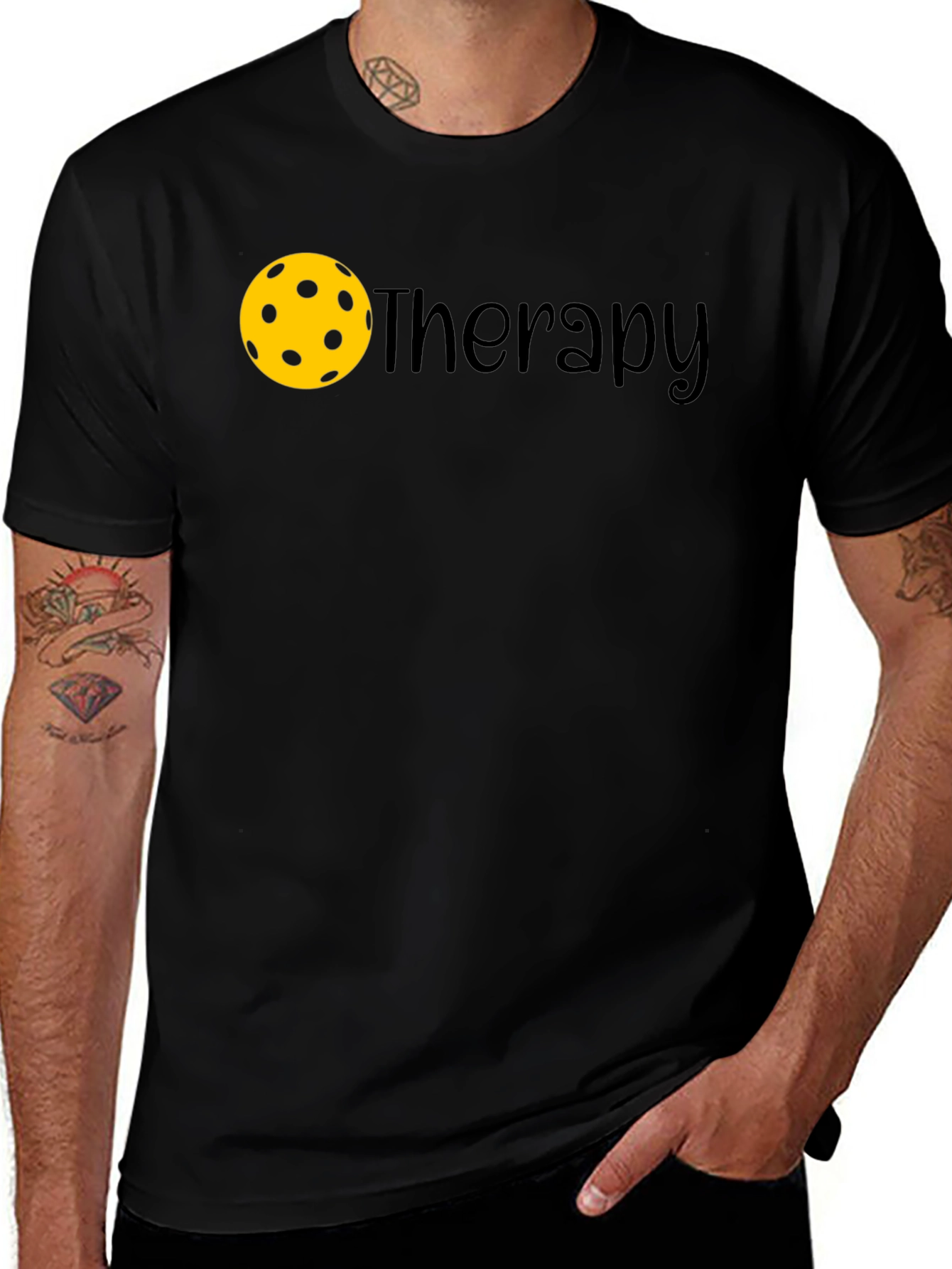 Variant 18 of Pickleball Therapy T-Shirt