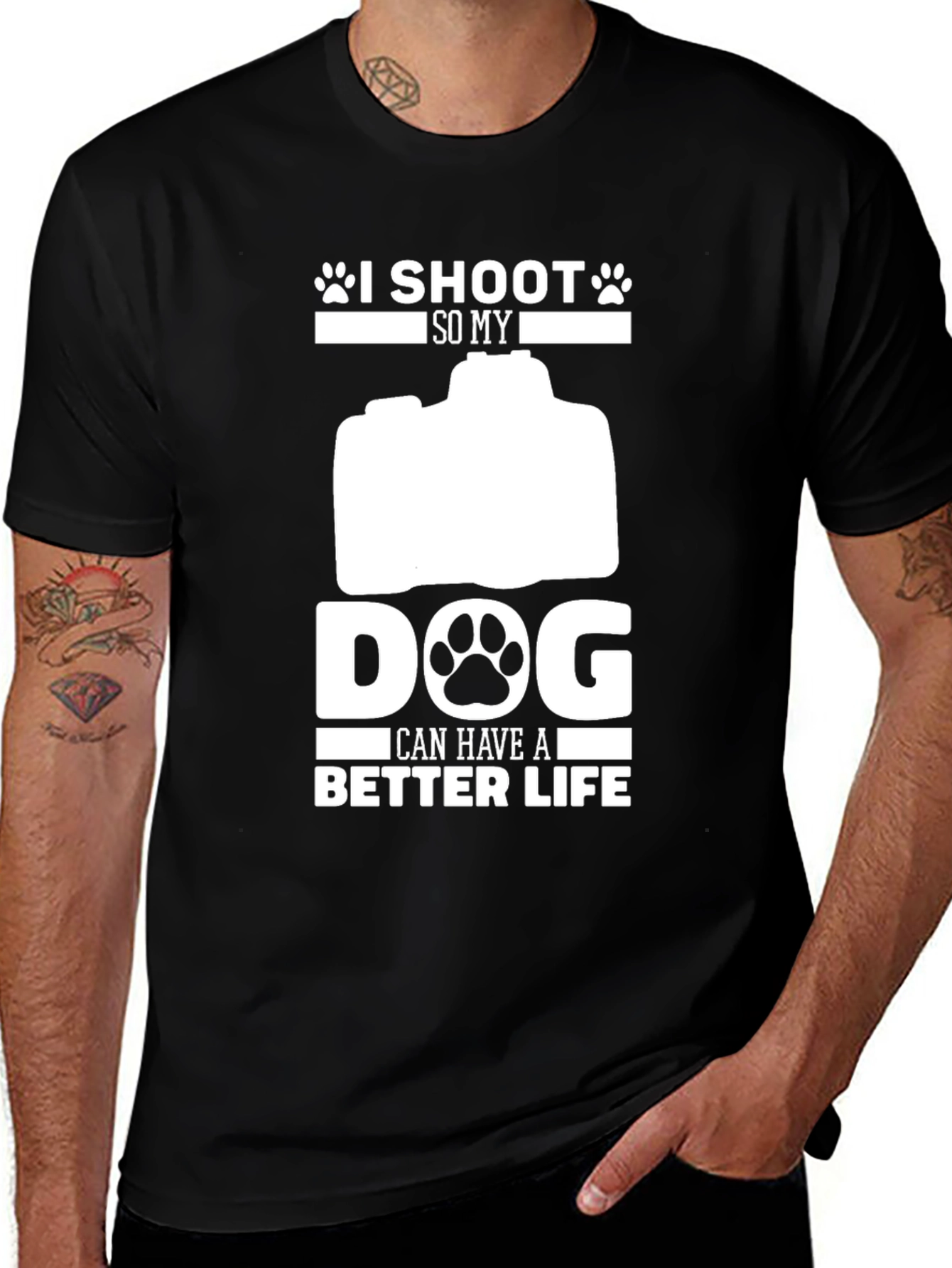 Variant 6 of I Shoot So My Dog Can Have a Better Life T-Shirt