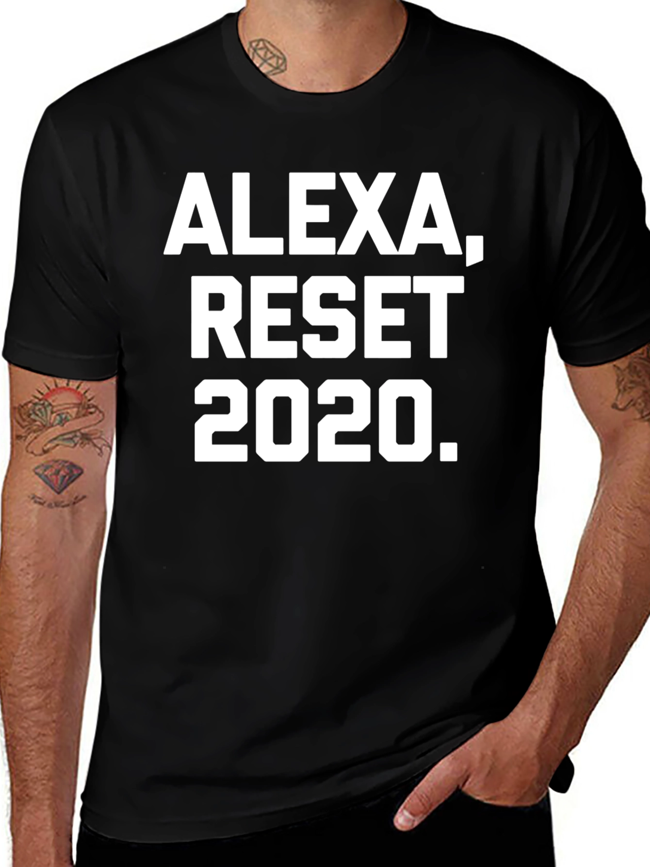 Variant 3 of Alexa Reset 2020 Novelty T-Shirt