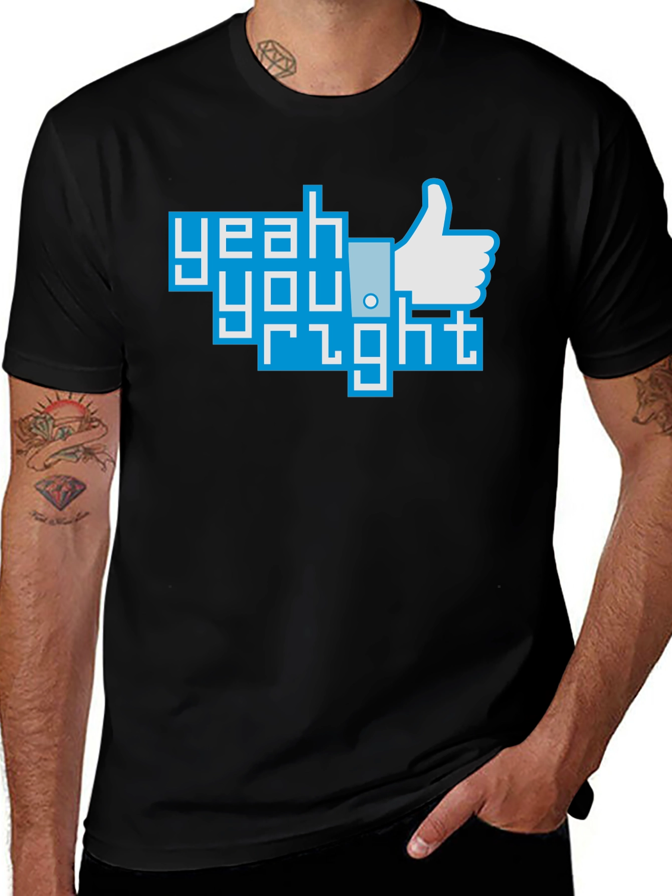 Variant 27 of Yeah You Right Graphic T-Shirt