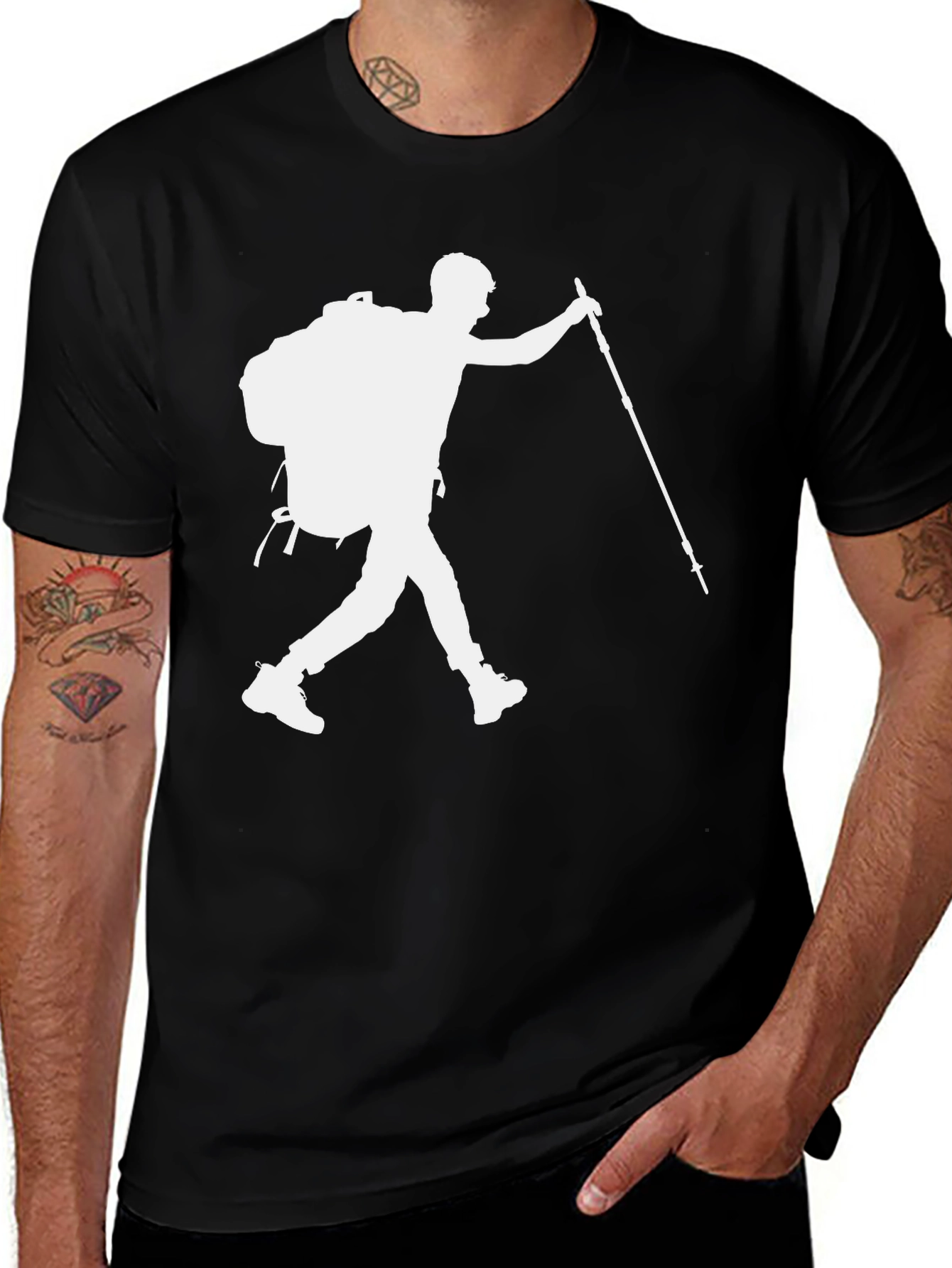 Variant 23 of Hiking Adventure T-Shirt - Black