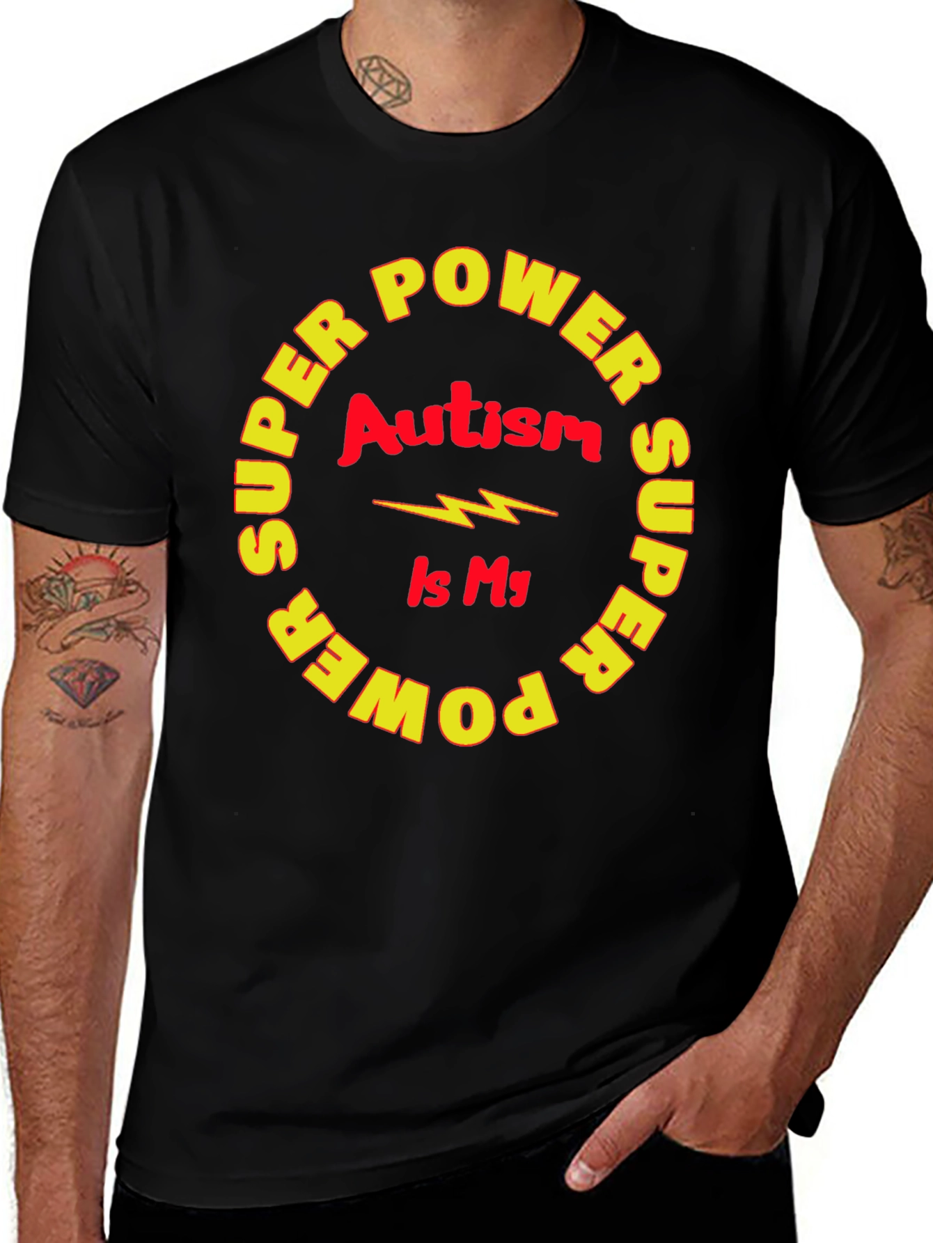 Autism Awareness T-Shirt: "Autism is My Superpower"