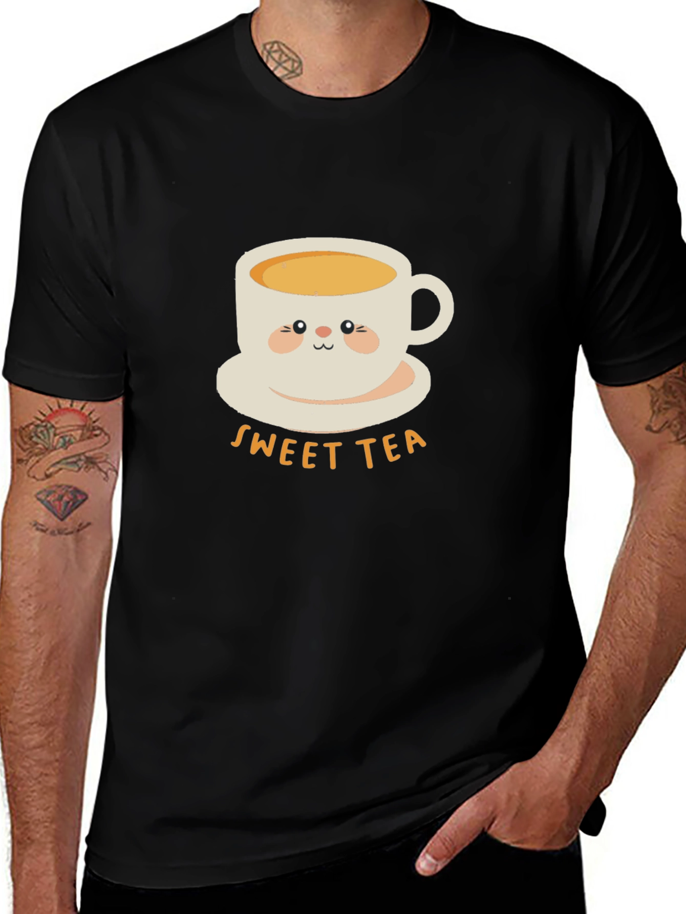 Variant 23 of Sweet Tea Graphic Tee - Comfort and Style