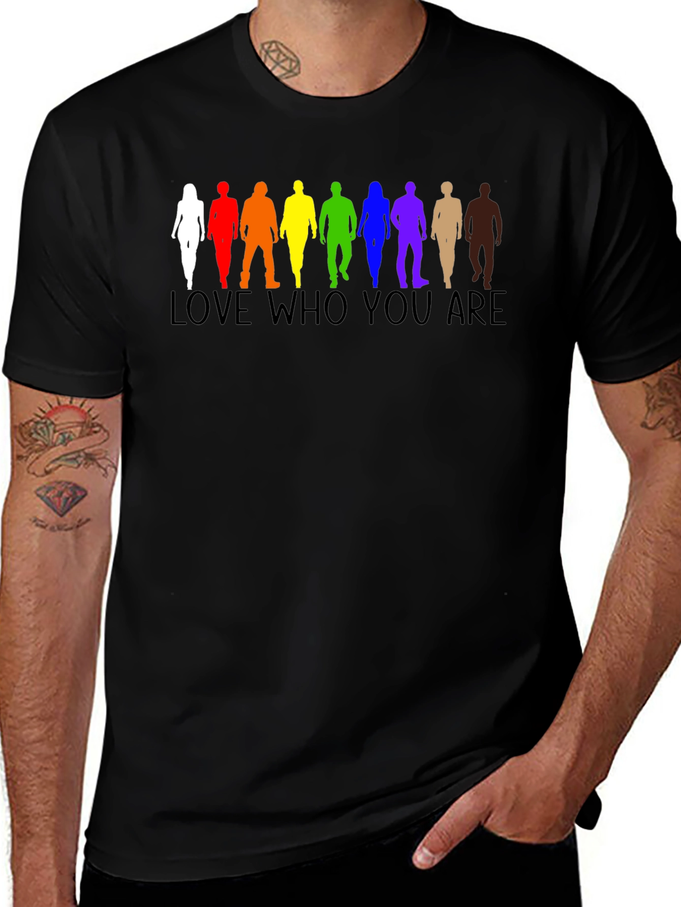 Variant 27 of Love Who You Are Pride T-Shirt