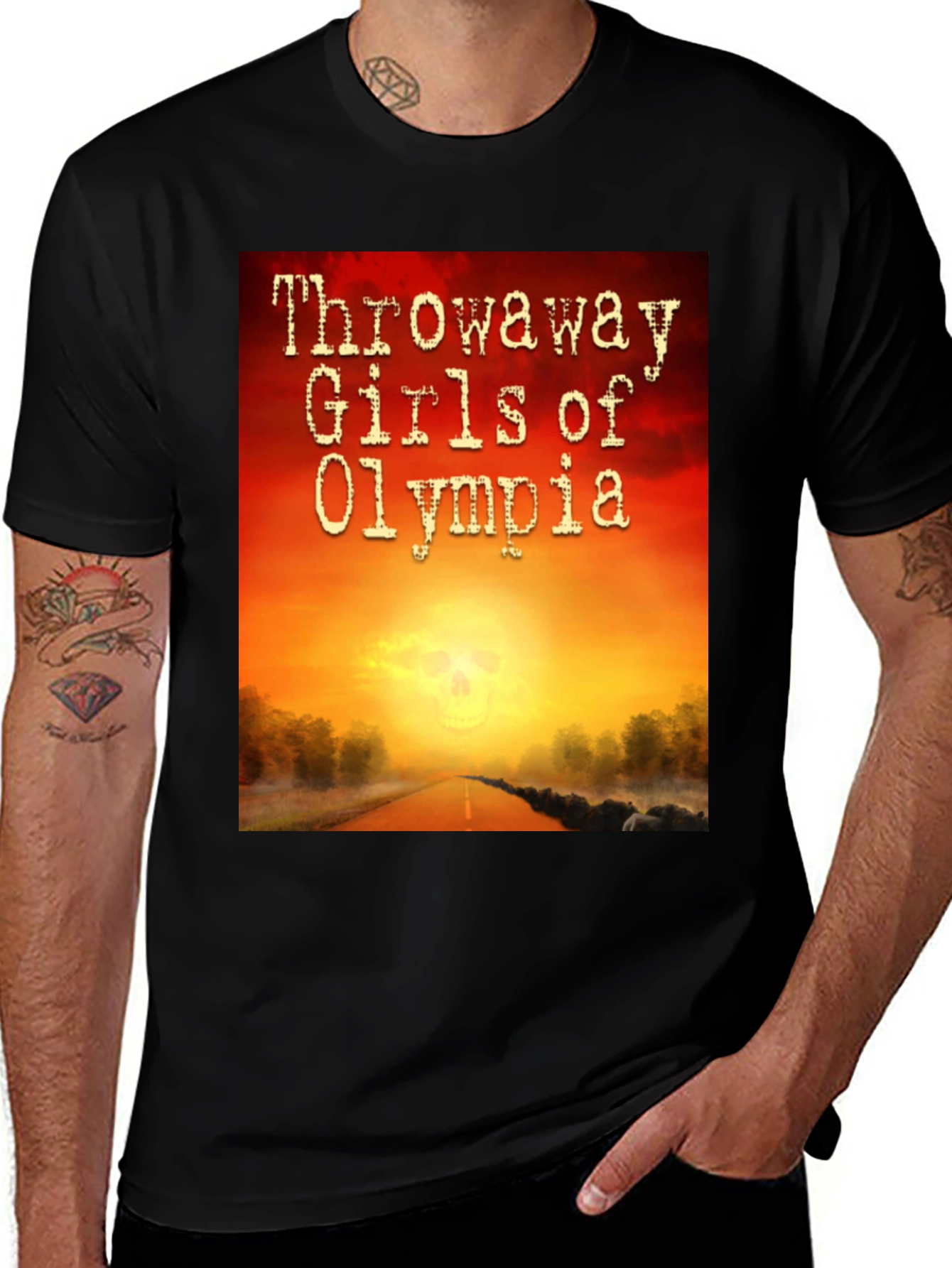 Variant 28 of Throwaway Girls of Olympia T-Shirt