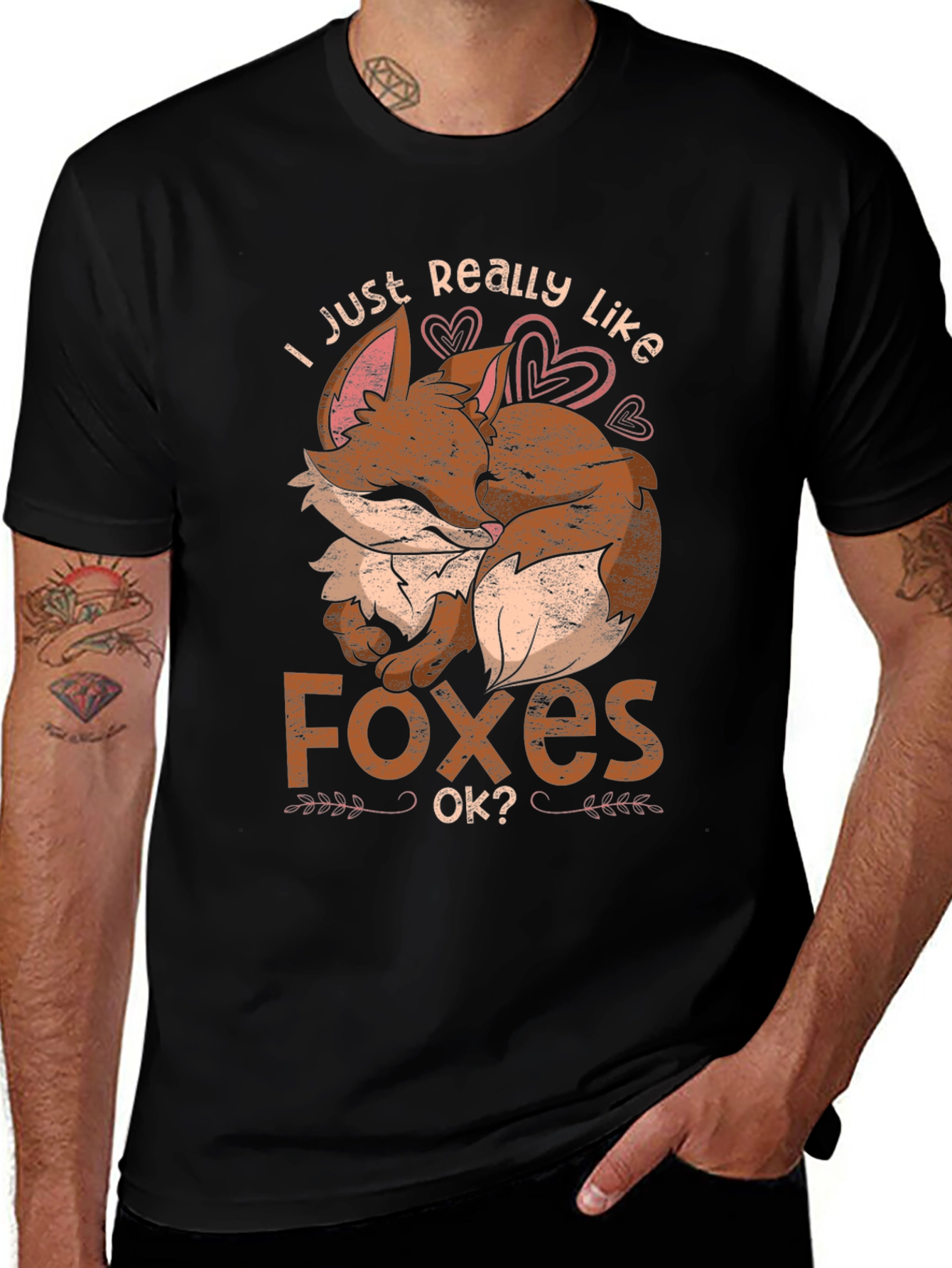 Variant 25 of I Just Really Like Foxes Ok? T-Shirt