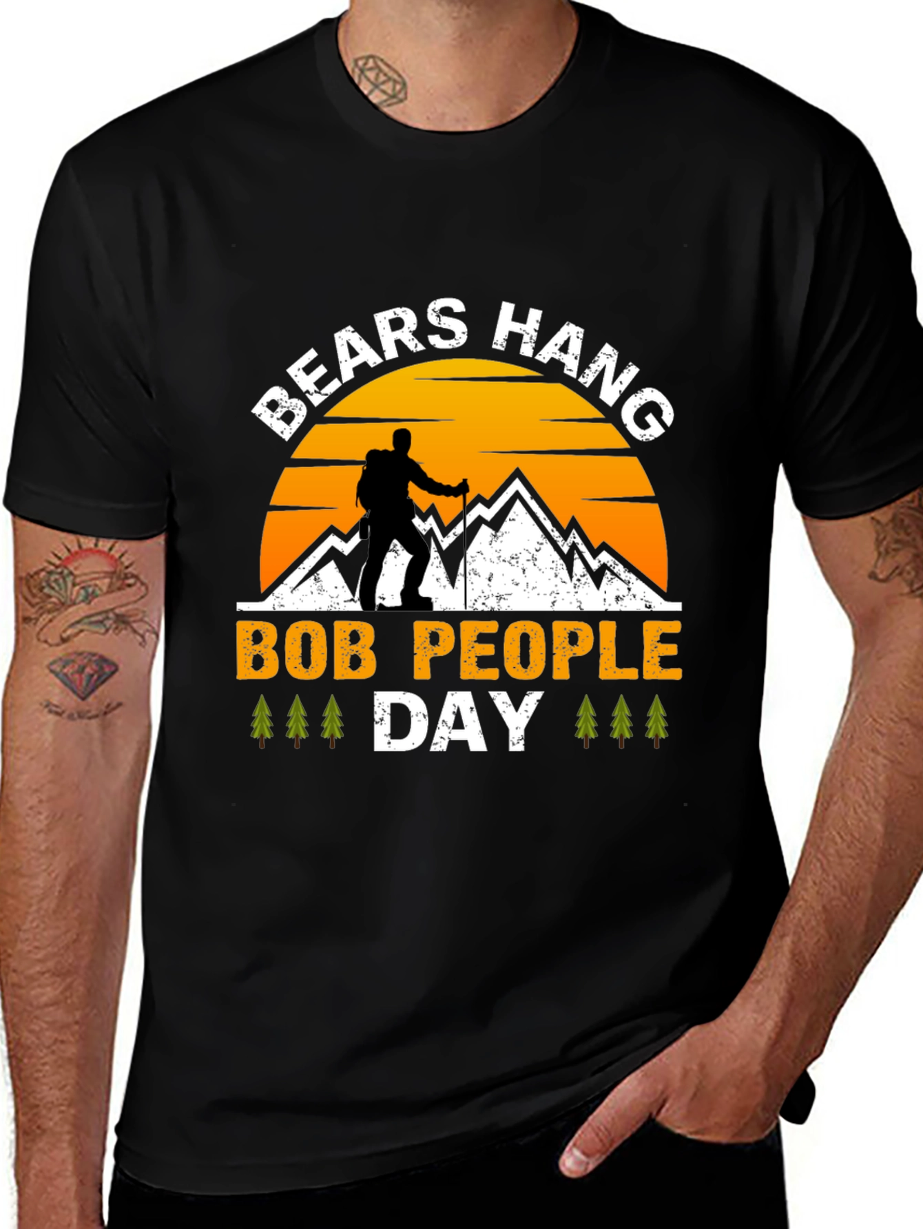 Variant 29 of Bears Hang Bob People Day Graphic Tee