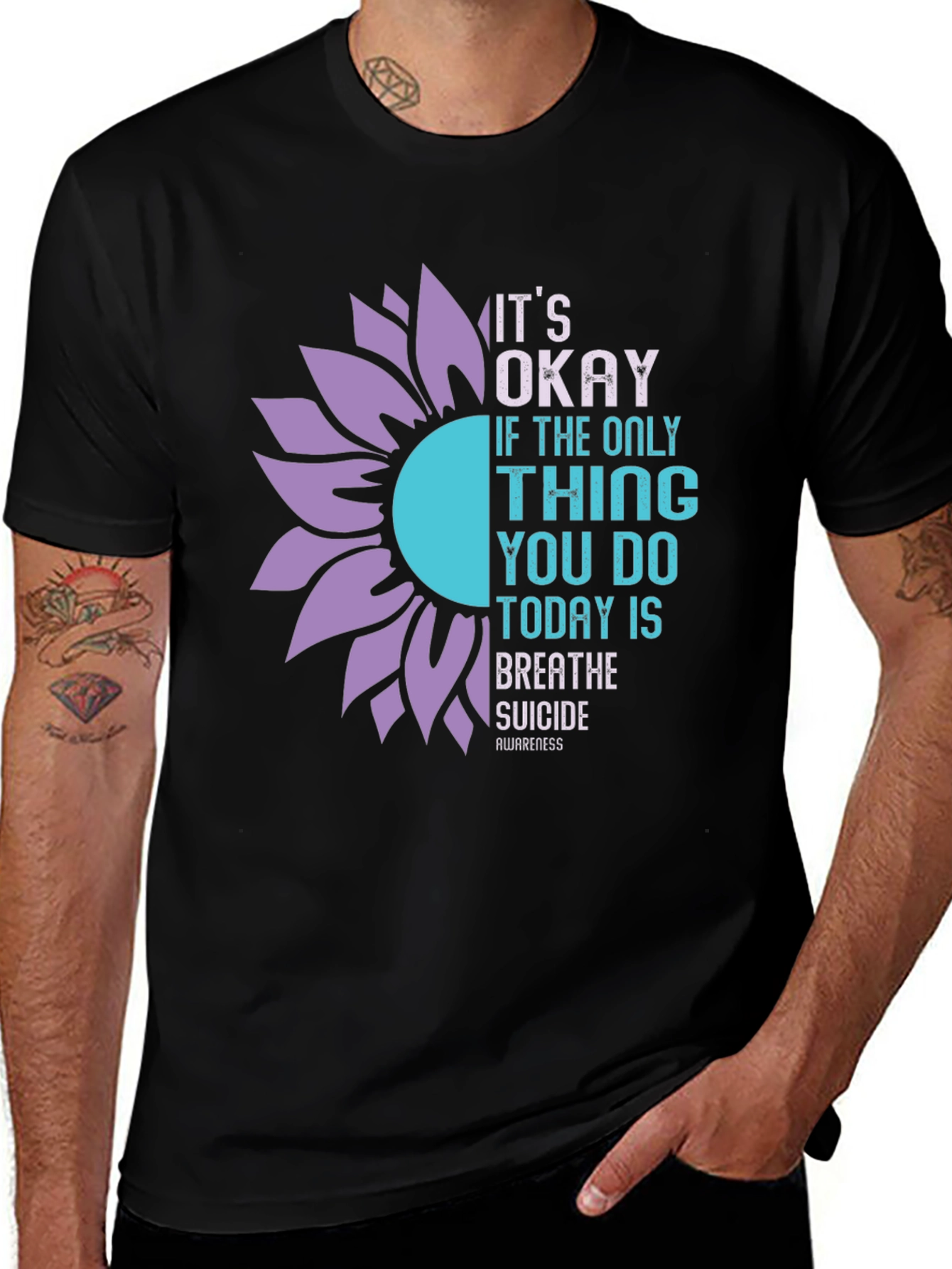 Variant 30 of It's Okay T-Shirt - Suicide Awareness