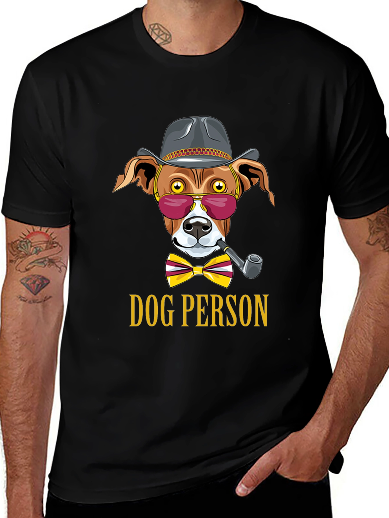Dog Person Graphic T-Shirt - Novelty Tee for Dog Lovers