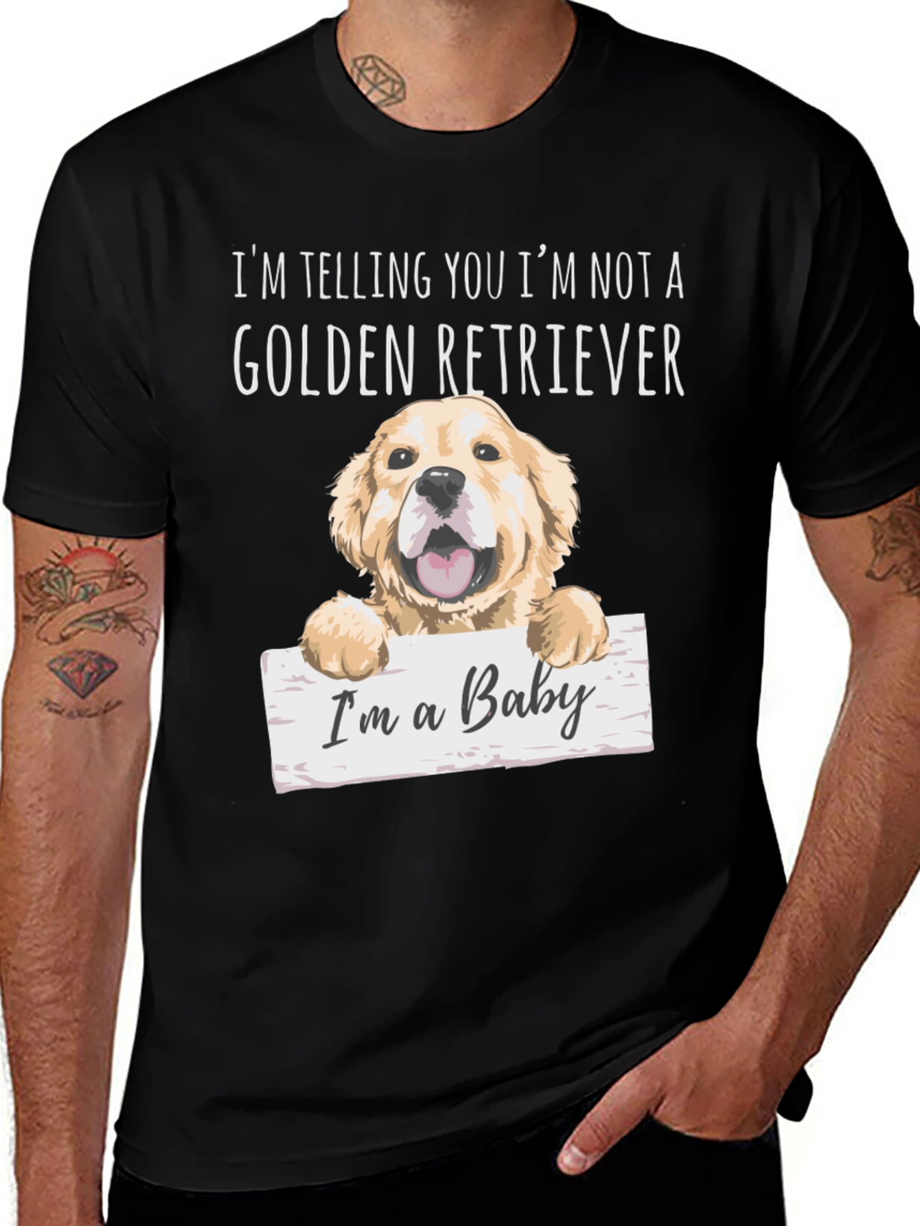 Variant 30 of Golden Retriever Baby T-Shirt
