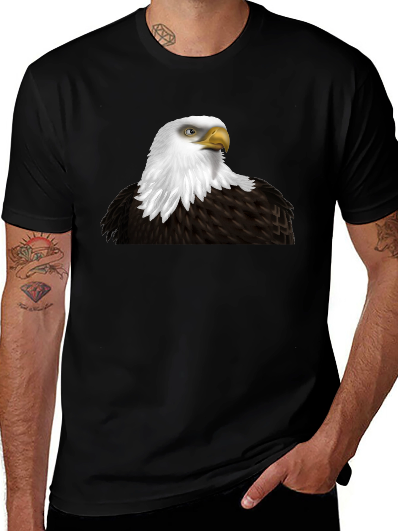 Variant 6 of Eagle Graphic T-Shirt - Bold Patriotic Style