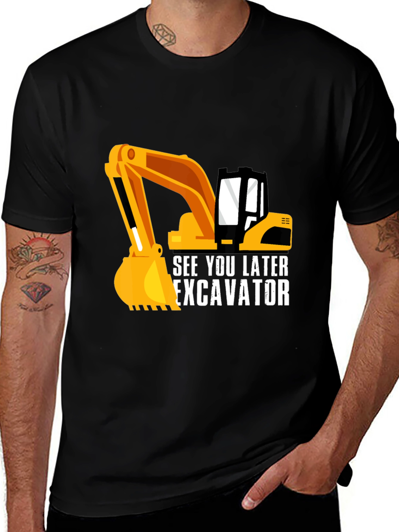 Variant 11 of See You Later Excavator T-Shirt