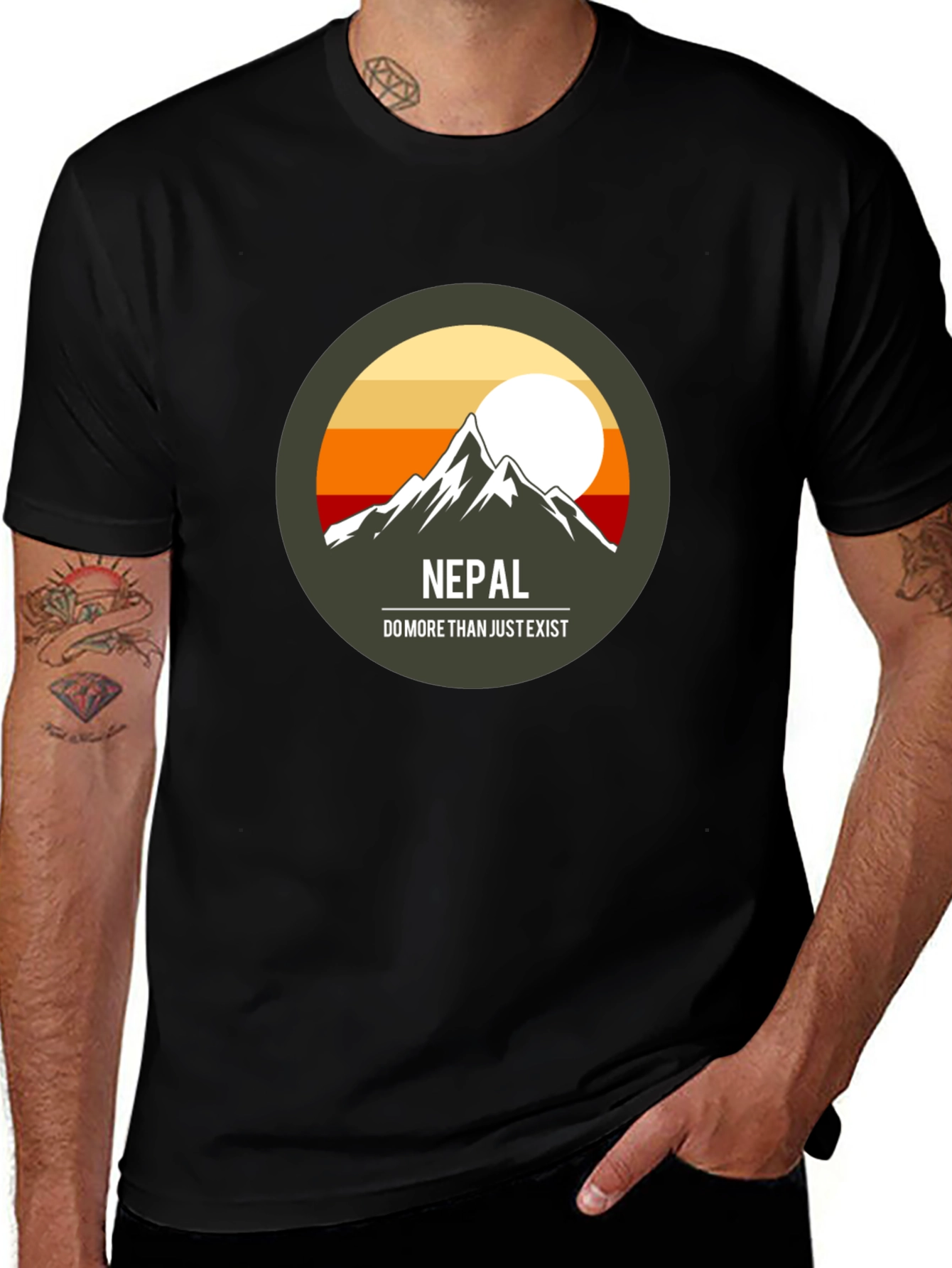 Variant 3 of Nepal Adventure Graphic T-Shirt