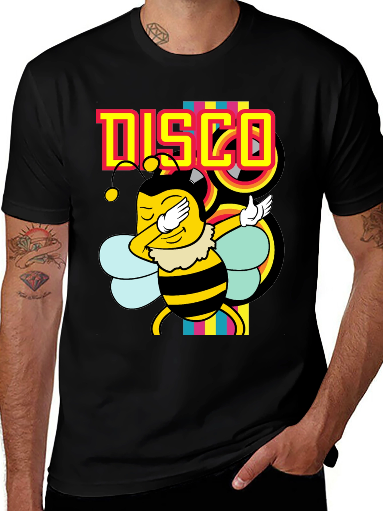 Variant 11 of Disco Bee Dab Men's T-Shirt
