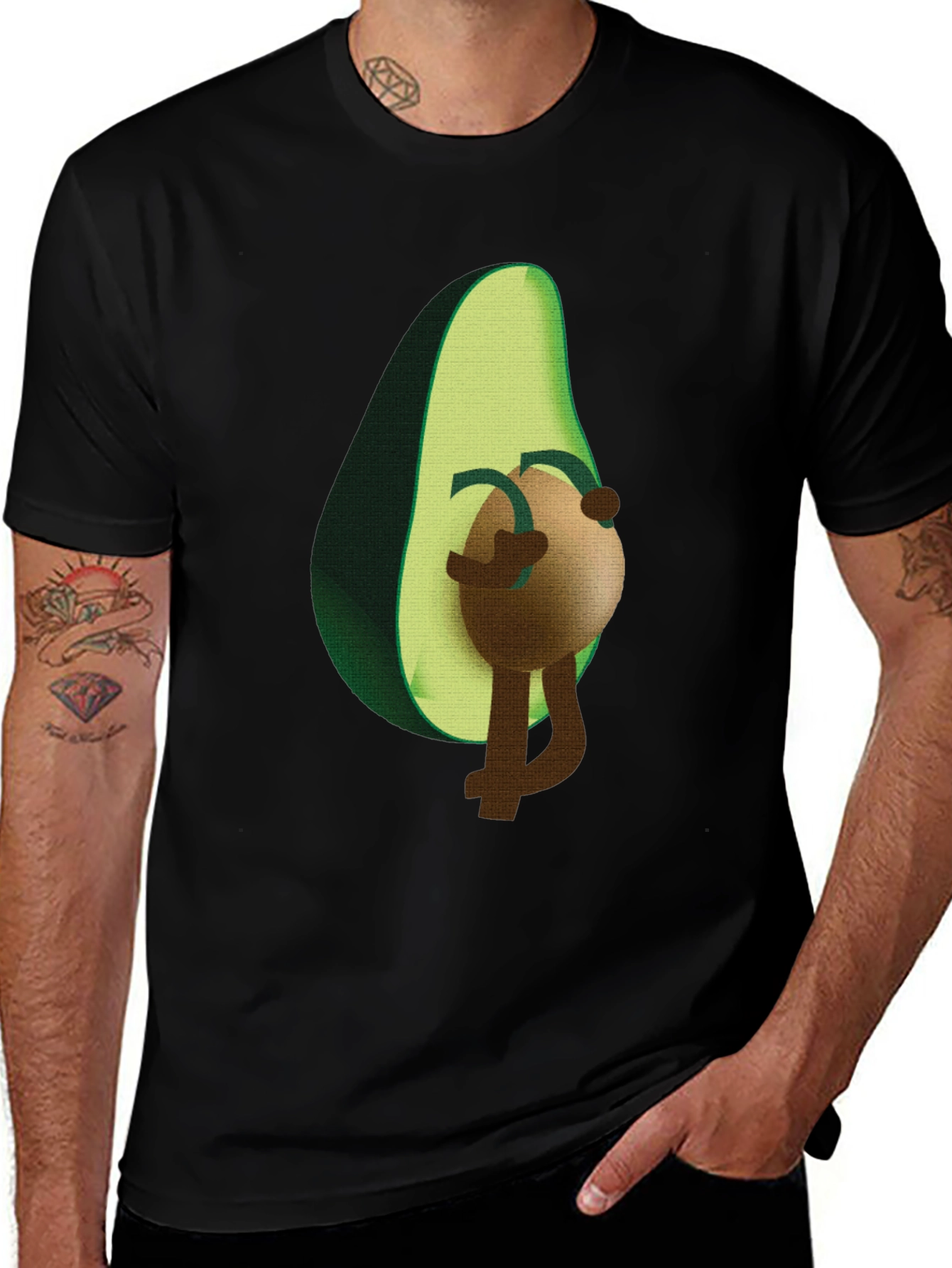 Variant 6 of Funny Avocado T-Shirt - Fruit with Attitude
