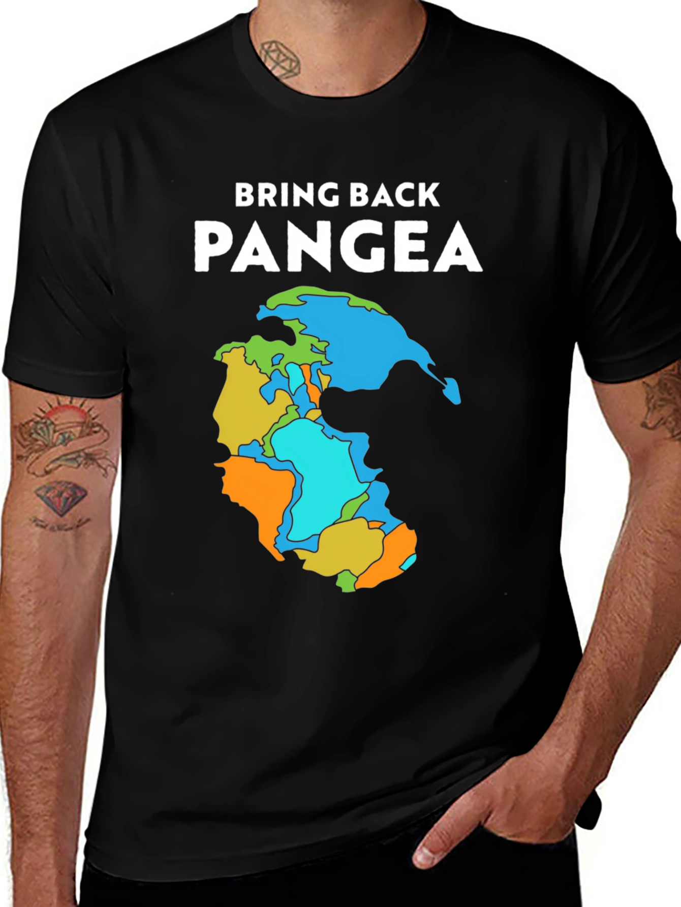 Bring Back Pangea Graphic Tee - Earth Science Shirt