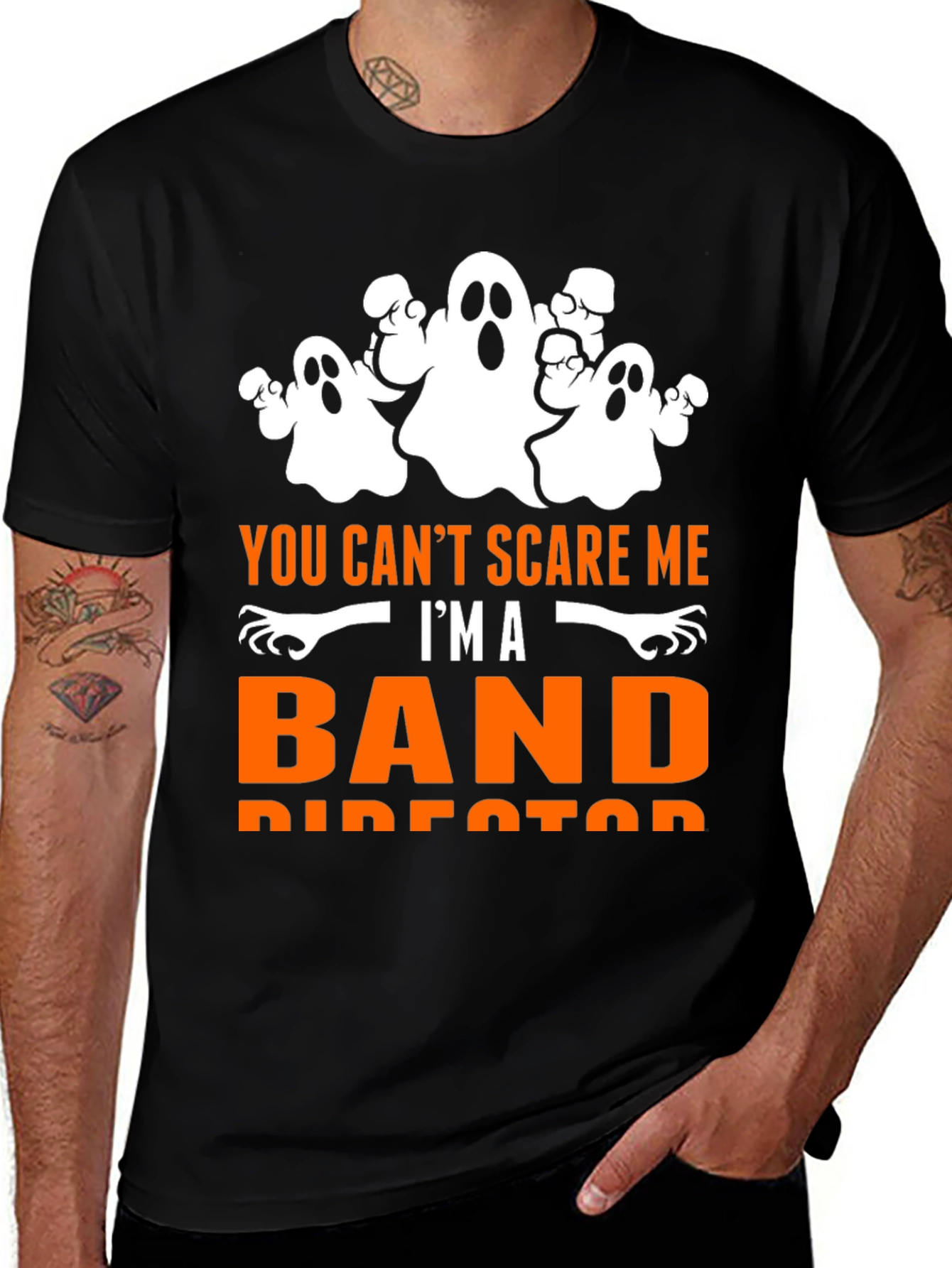 Funny Halloween Band Director T-Shirt