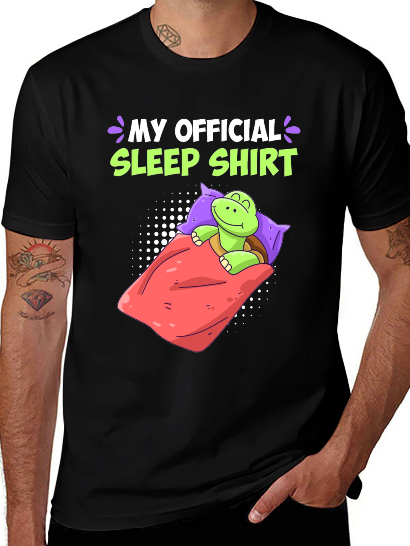 Variant 30 of Official Sleep Shirt - Turtle Pajama Tee