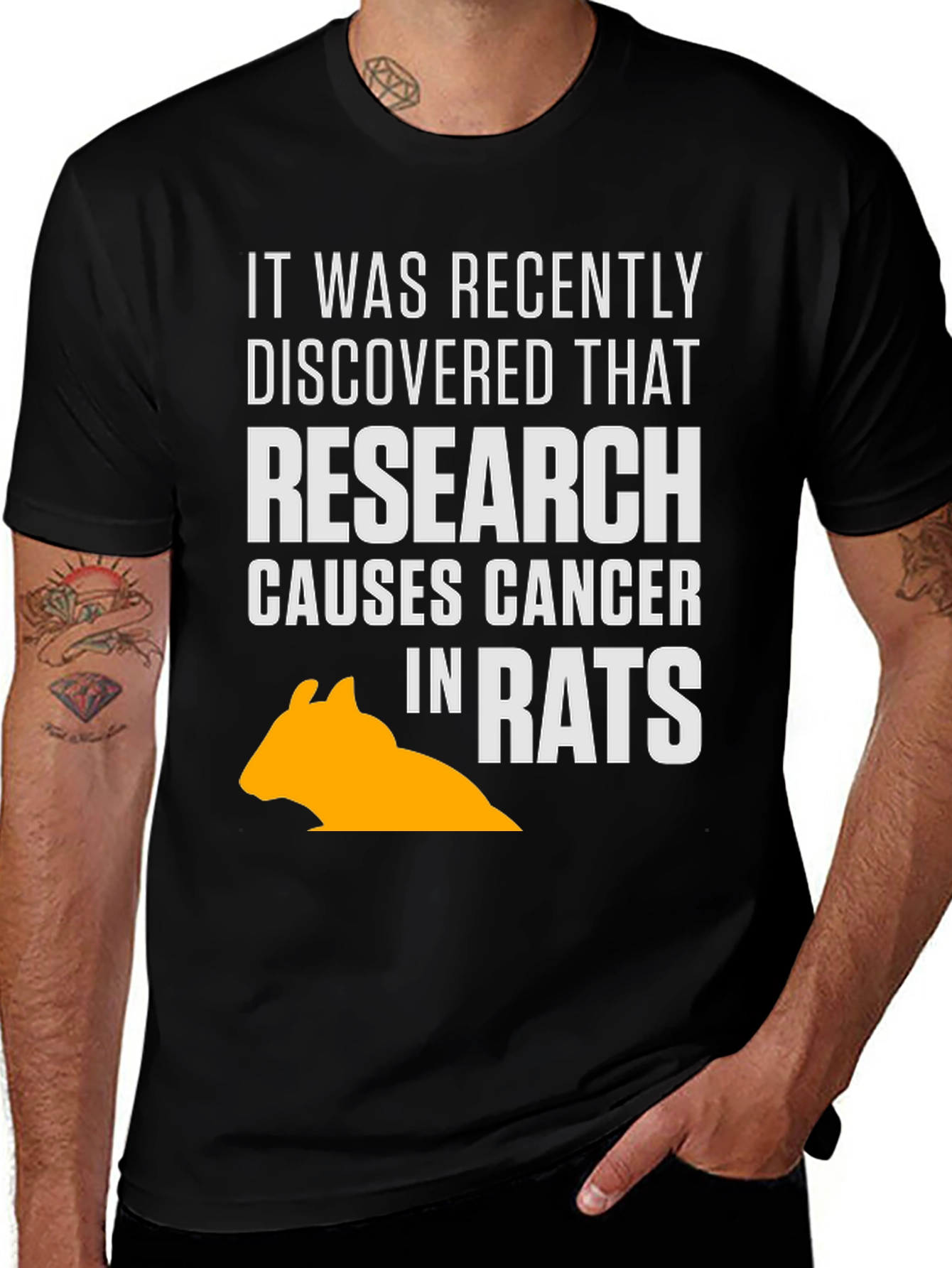 Variant 24 of Research Causes Cancer in Rats T-Shirt