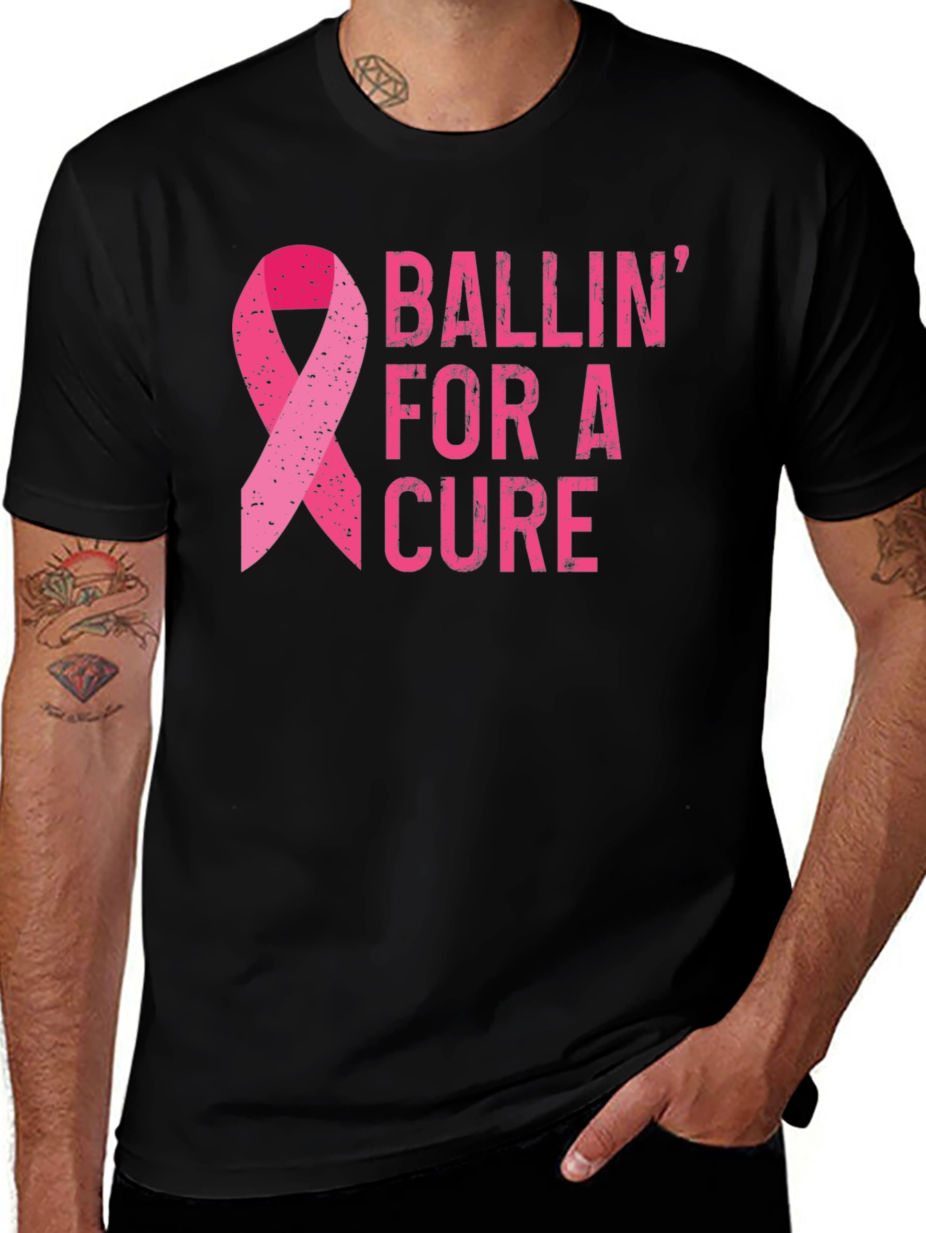 Variant 18 of Ballin' For A Cure T-Shirt
