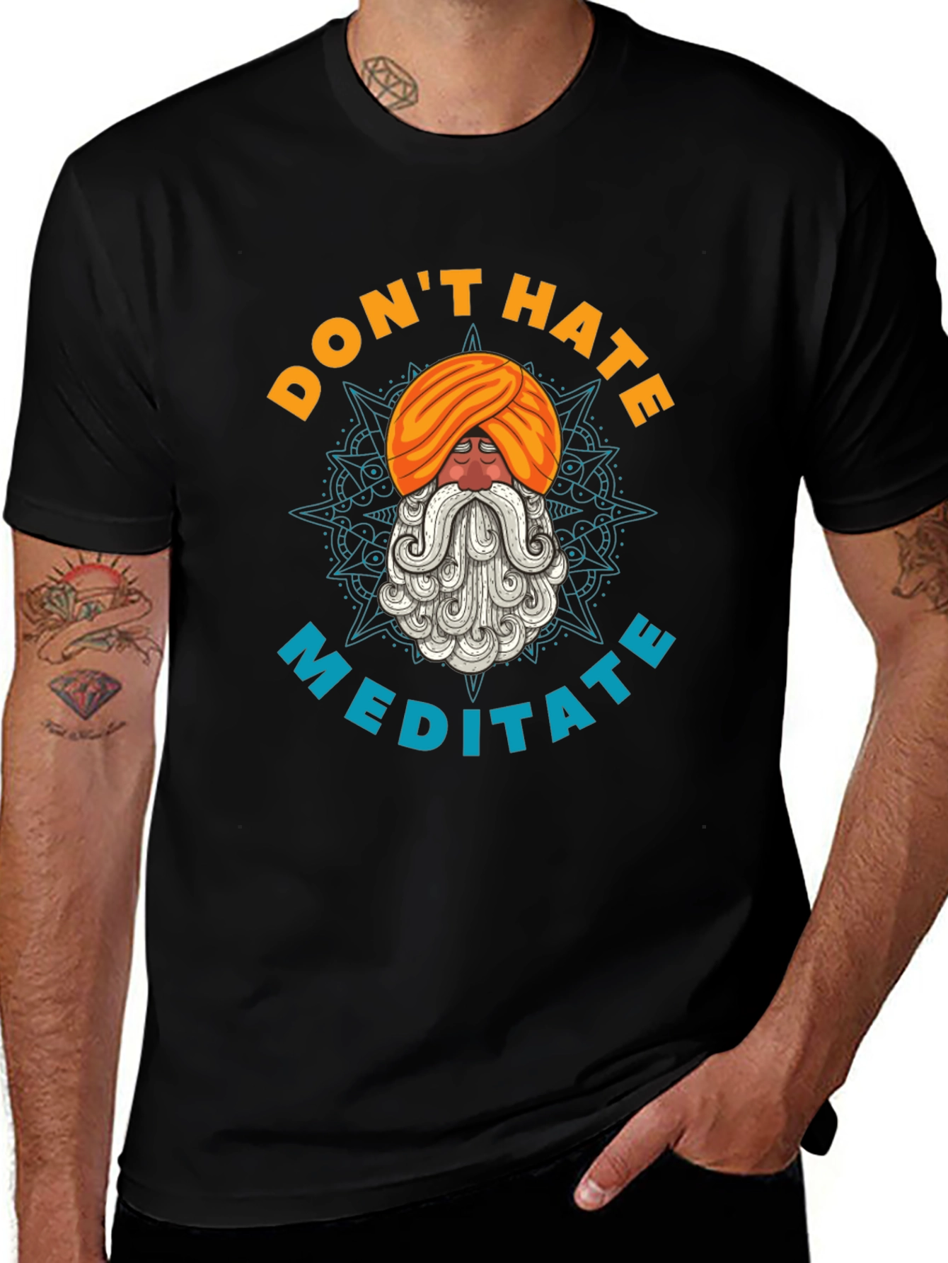 Variant 25 of Don't Hate Meditate T-Shirt
