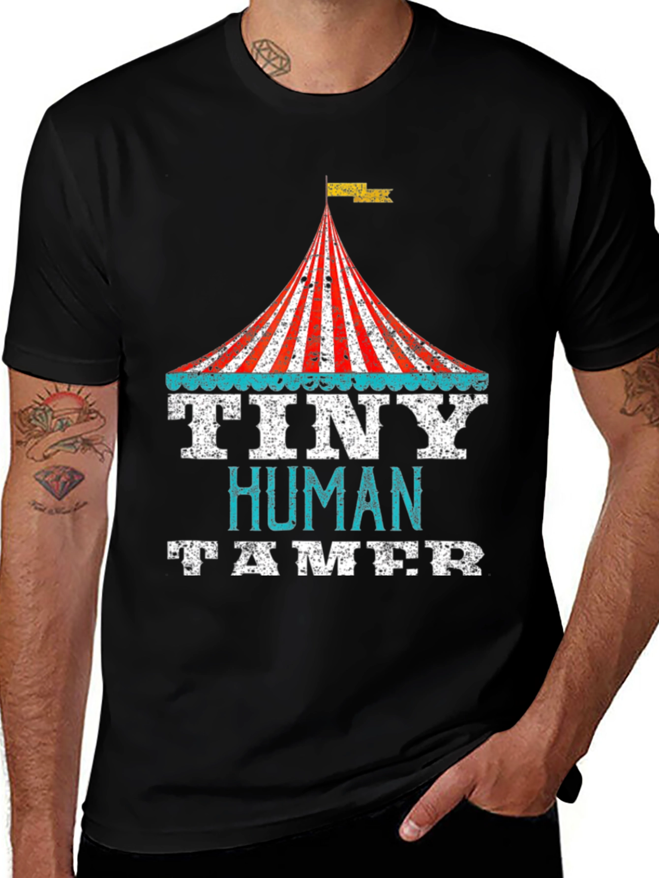 Tiny Human Tamer Circus T-Shirt