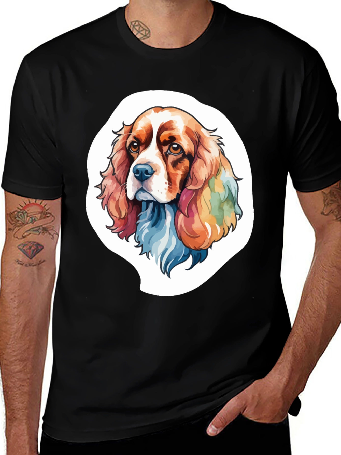 Variant 14 of Dog Portrait Graphic Tee