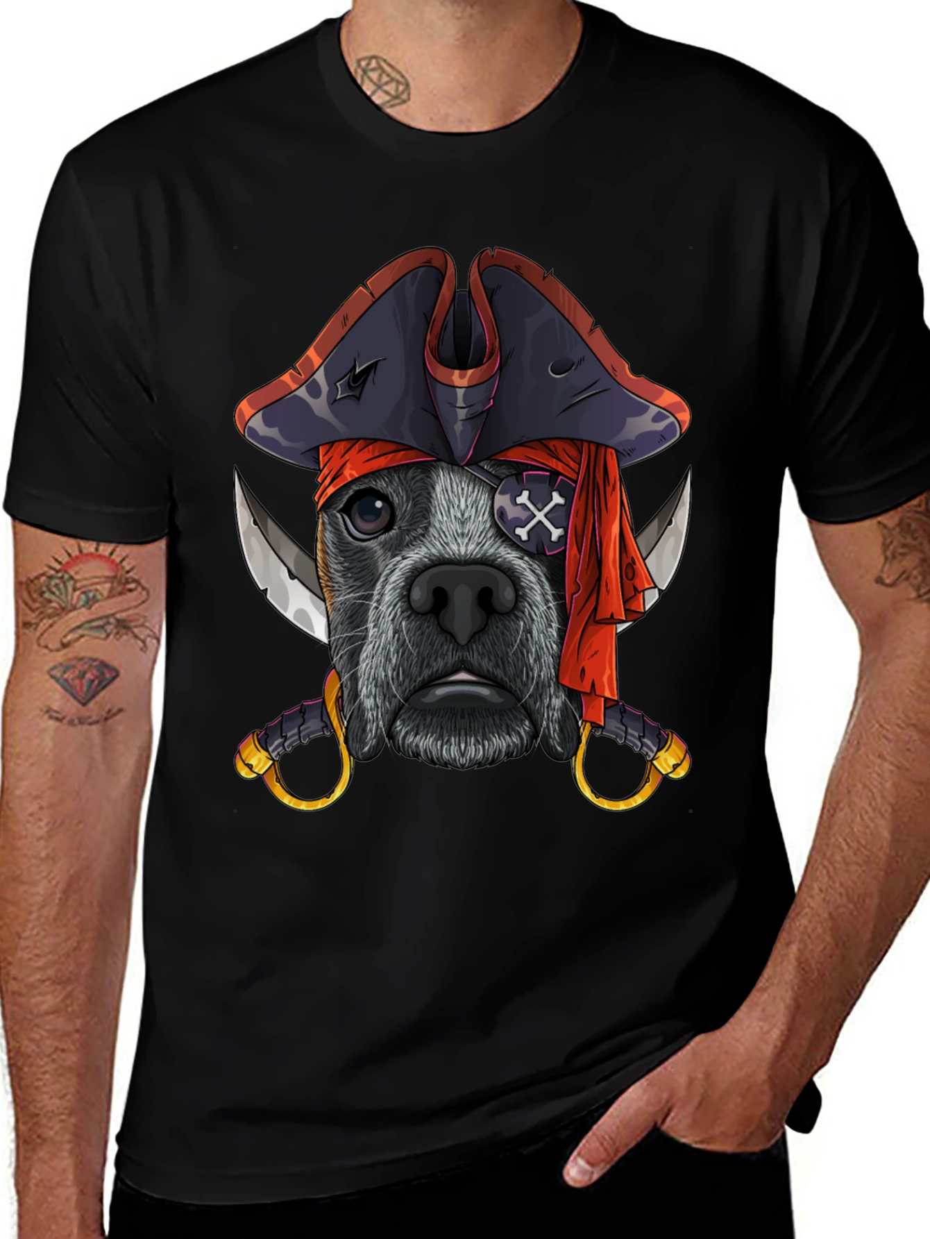 Variant 3 of Pirate Dog T-Shirt, Funny Pet Tee