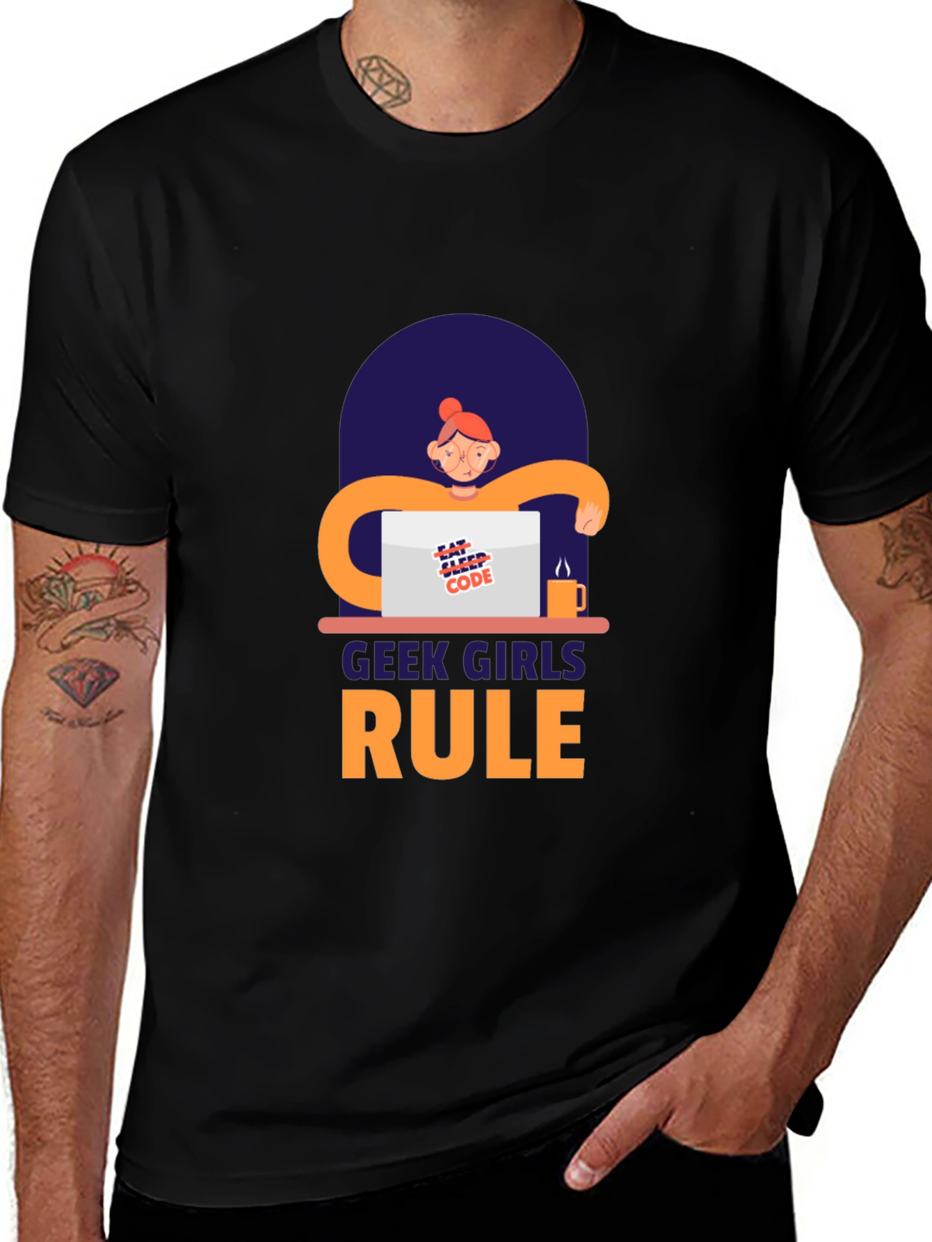 Geek Girls Rule T-Shirt - Coding Tee
