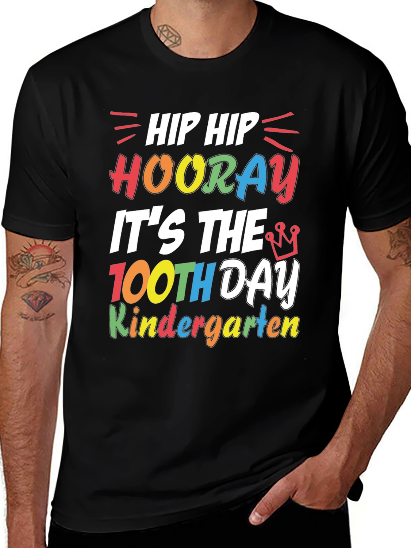 100th Day of Kindergarten T-Shirt - Hip Hip Hooray!