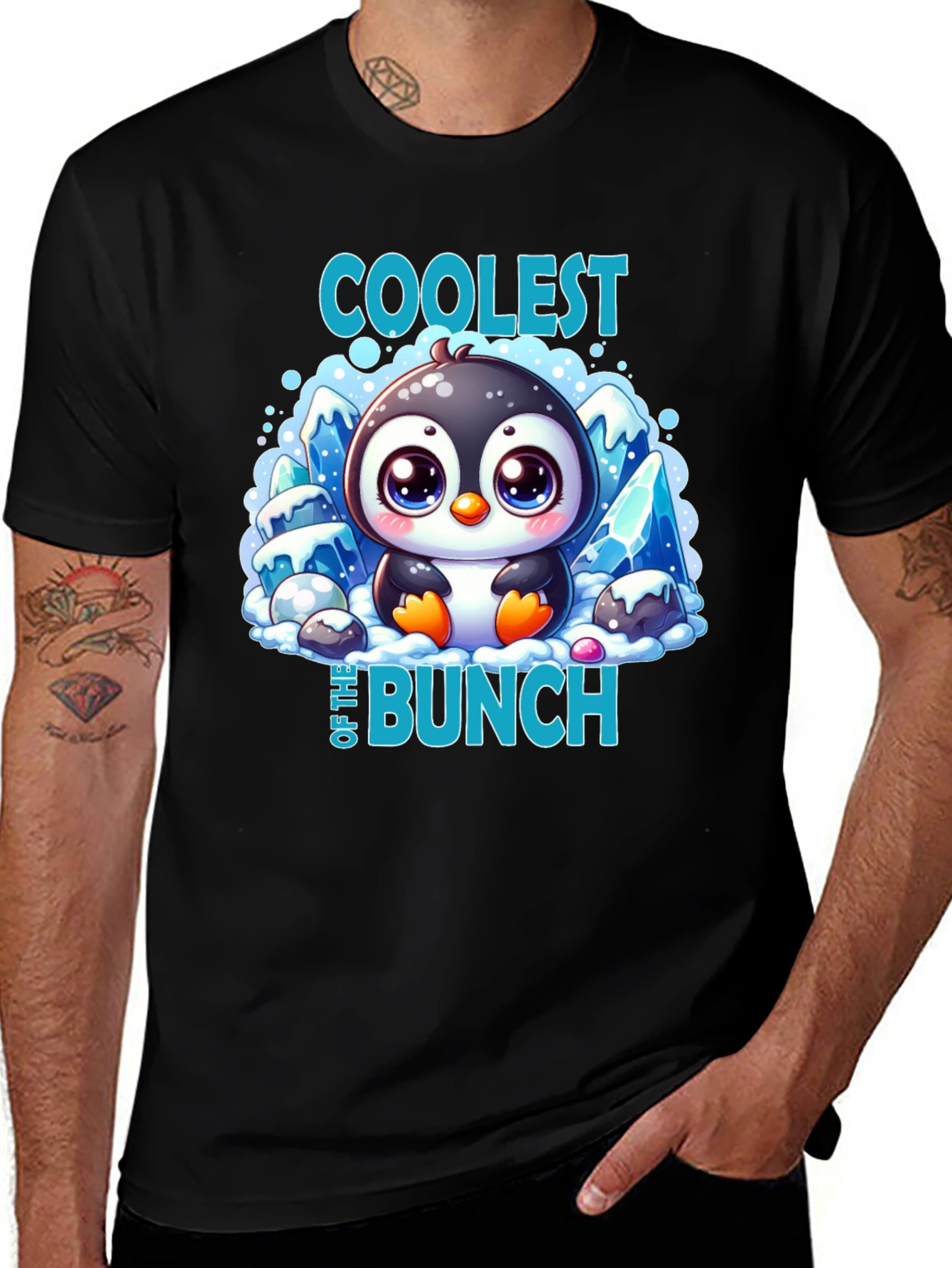 Variant 3 of Coolest Penguin Bunch T-Shirt
