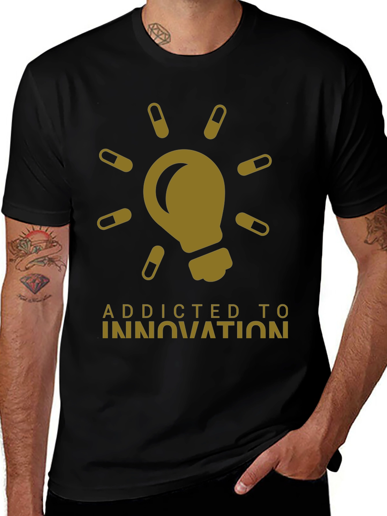Variant 28 of Addicted to Innovation Graphic T-Shirt