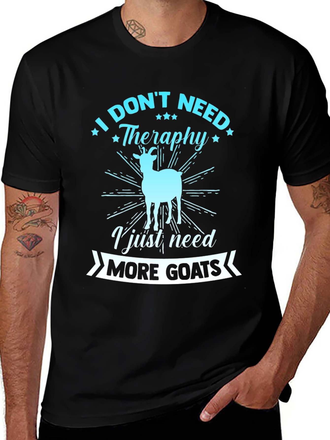 Variant 22 of Funny Goat Lover T-Shirt: Need More Goats!