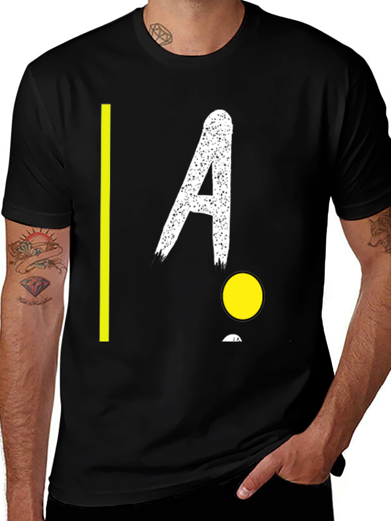Variant 11 of Abstract Graphic T-Shirt - Modern Art Tee