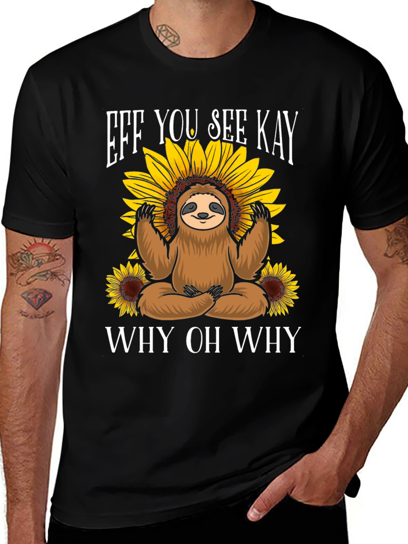 Variant 7 of Eff You See Kay Sloth T-Shirt