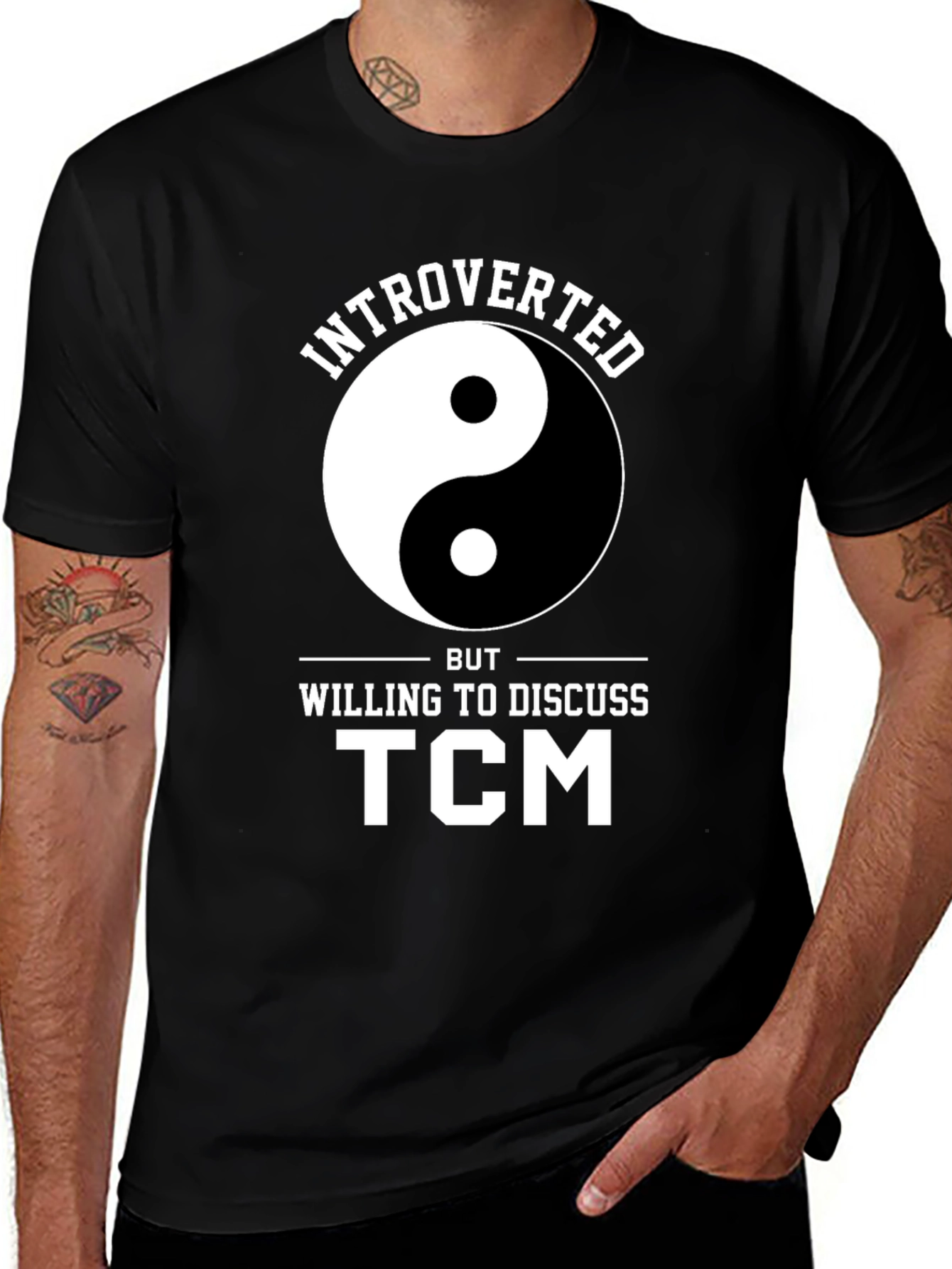 Introverted TCM T-Shirt - Yin Yang Design