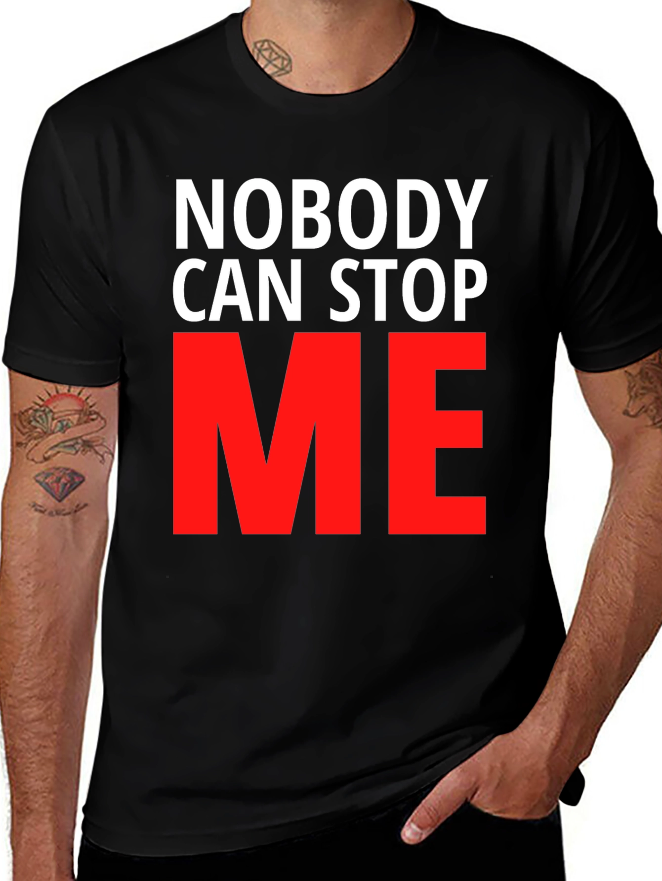 Variant 6 of Nobody Can Stop Me T-Shirt - Motivational Tee