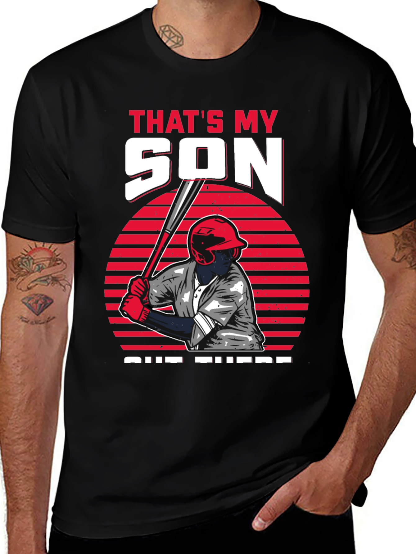 Variant 13 of That's My Son Baseball Graphic T-Shirt