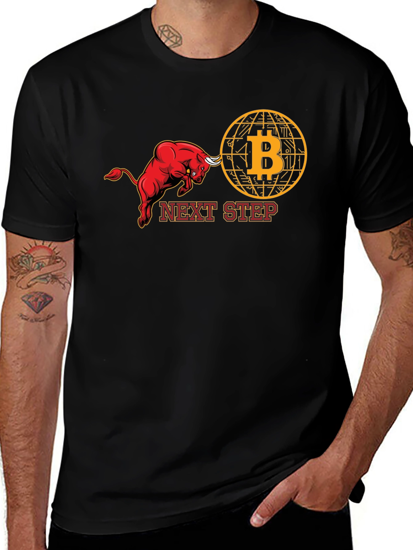 Bitcoin Bull Run T-Shirt - Crypto Next Step Tee