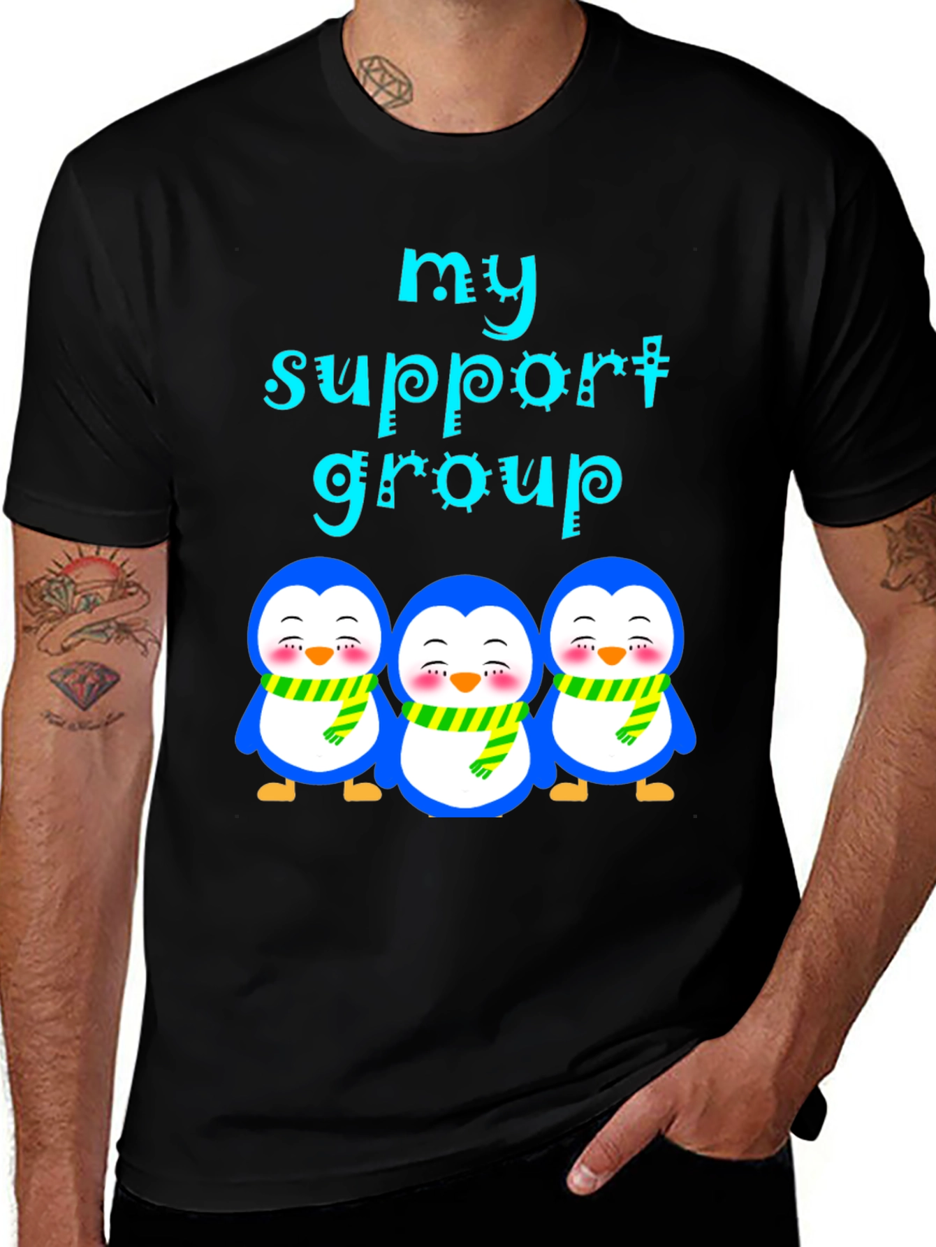 Variant 30 of Penguin Support Group Graphic Tee - Unisex