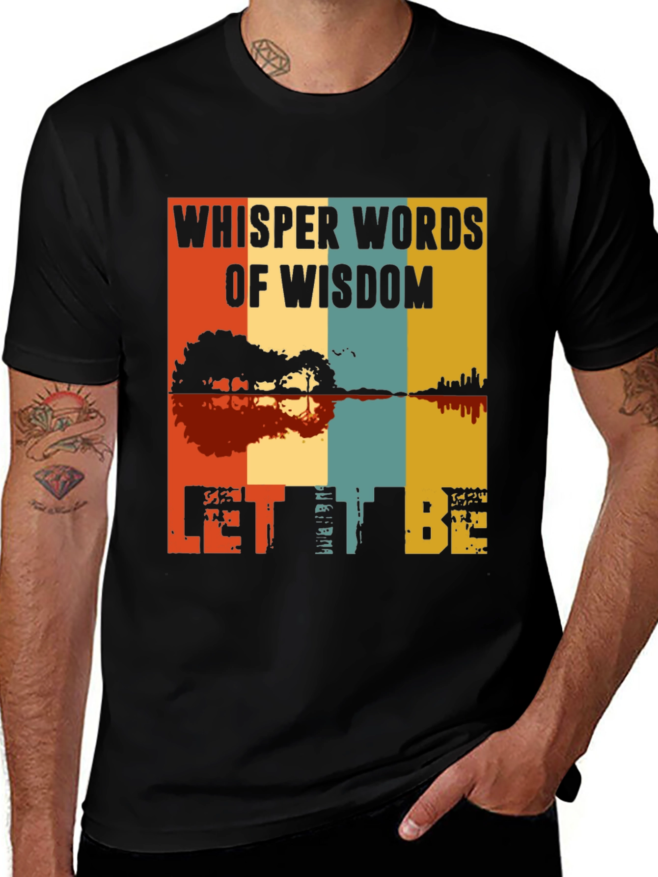 Whisper Words of Wisdom Retro T-Shirt