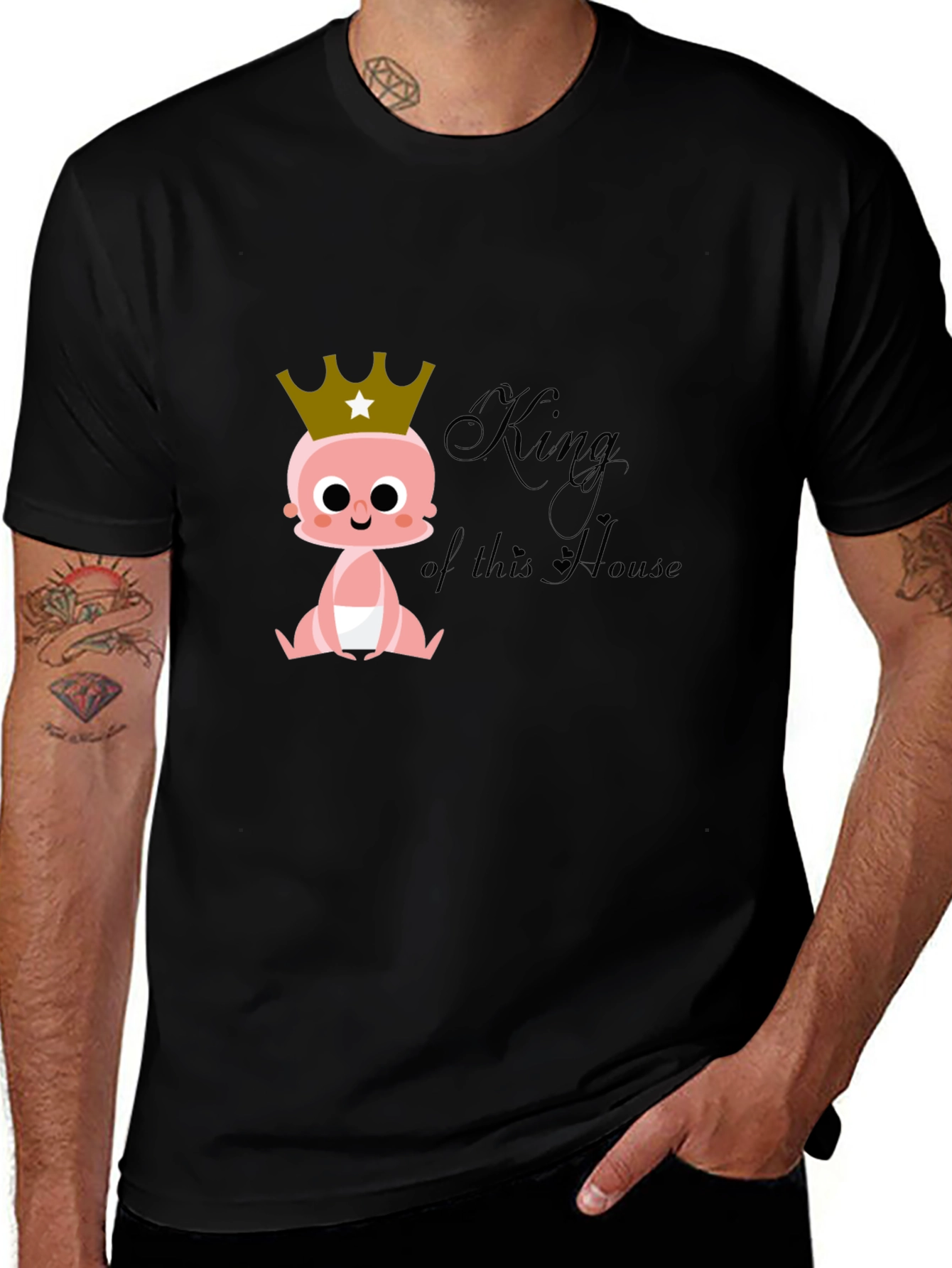 Variant 4 of King of the House Baby Graphic T-Shirt