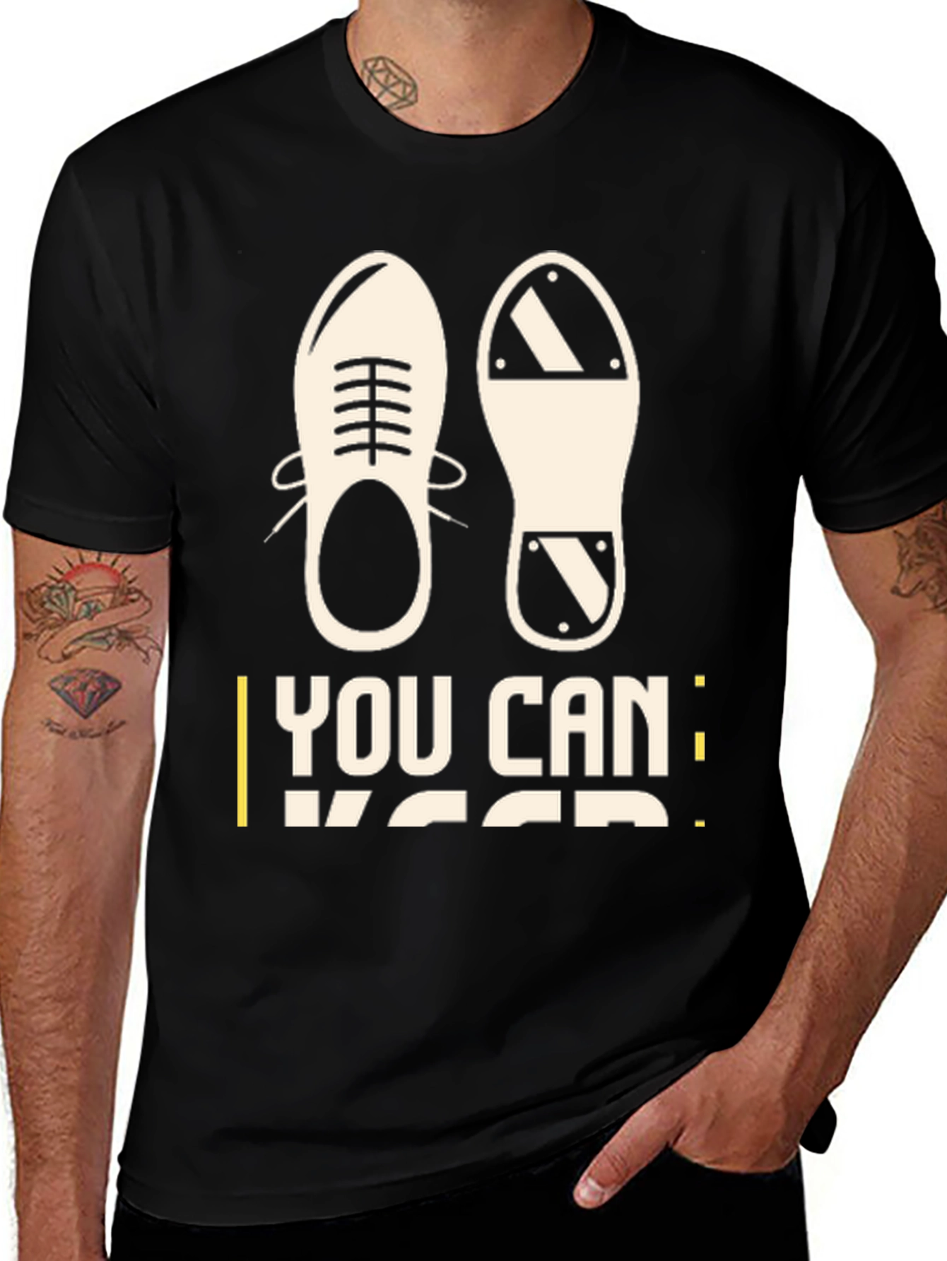 Variant 2 of Tap Dance T-Shirt: "You Can Tap" Design
