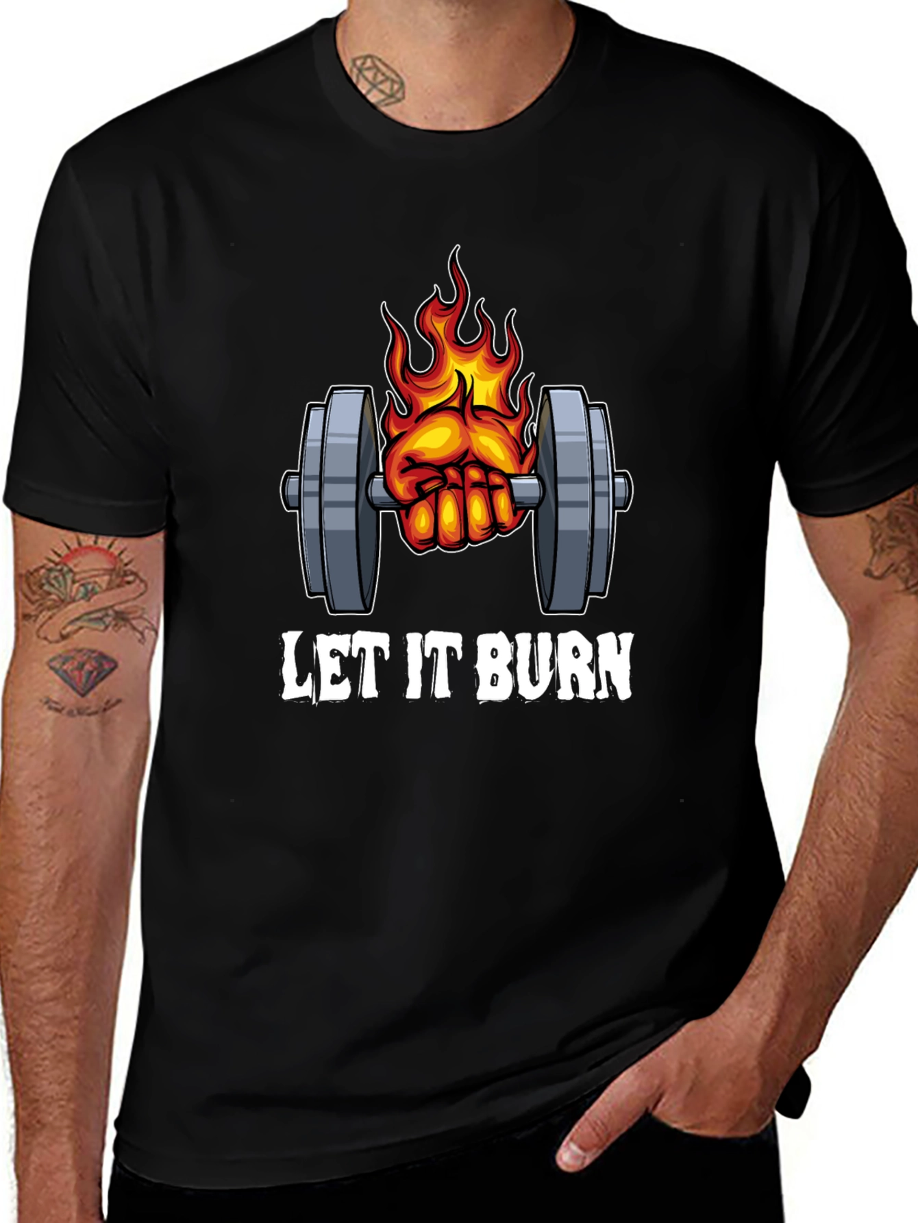 Variant 14 of Let it Burn Gym T-Shirt