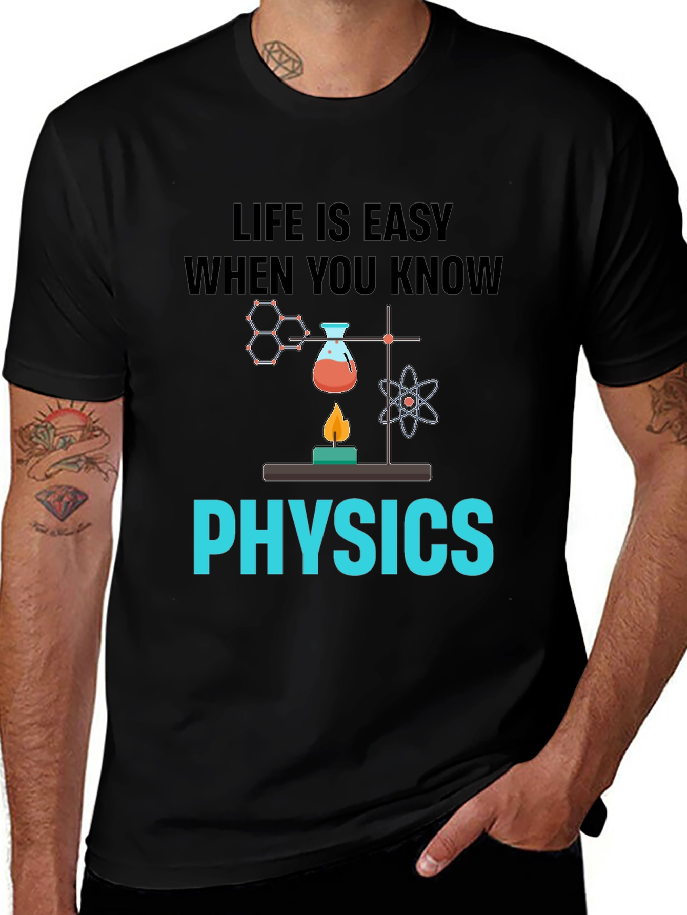 Variant 24 of Life is Easy Physics T-Shirt