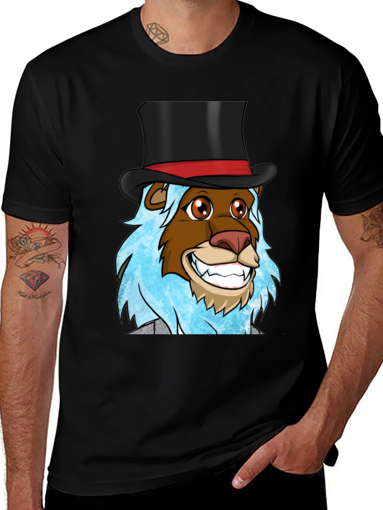 Variant 23 of Lion Magician Graphic T-Shirt