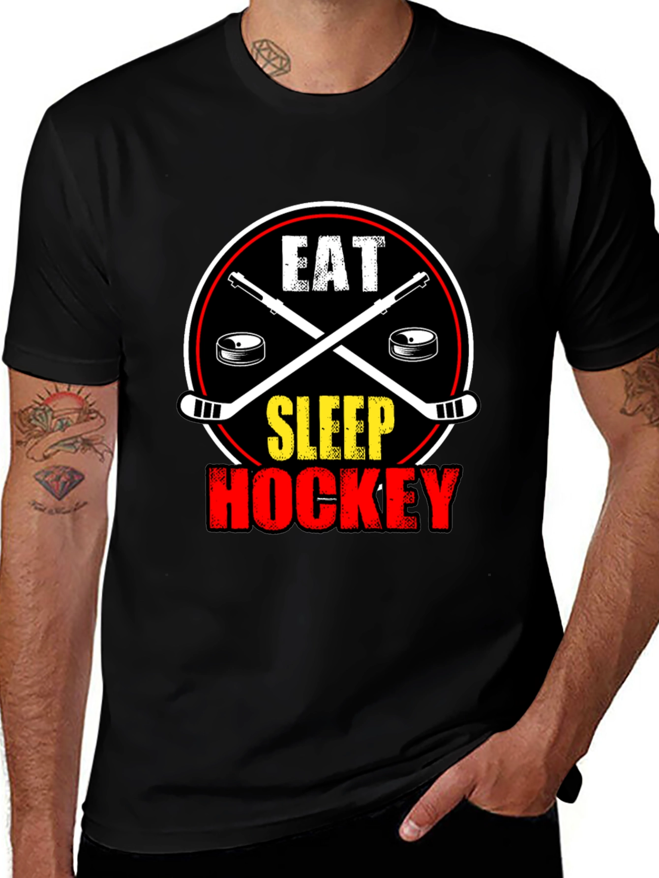 Variant 30 of Eat Sleep Hockey T-Shirt