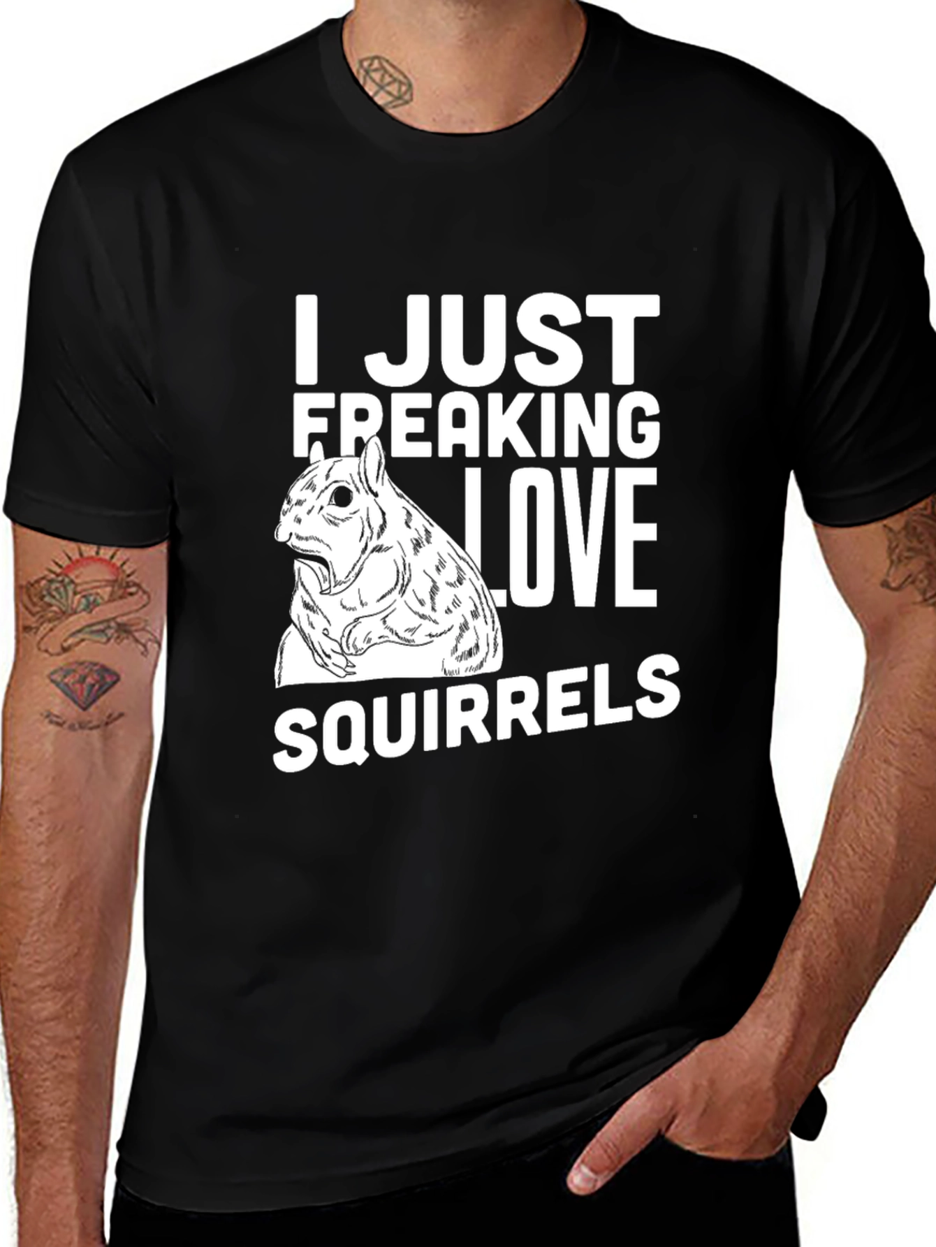 Variant 6 of I Just Freaking Love Squirrels T-Shirt