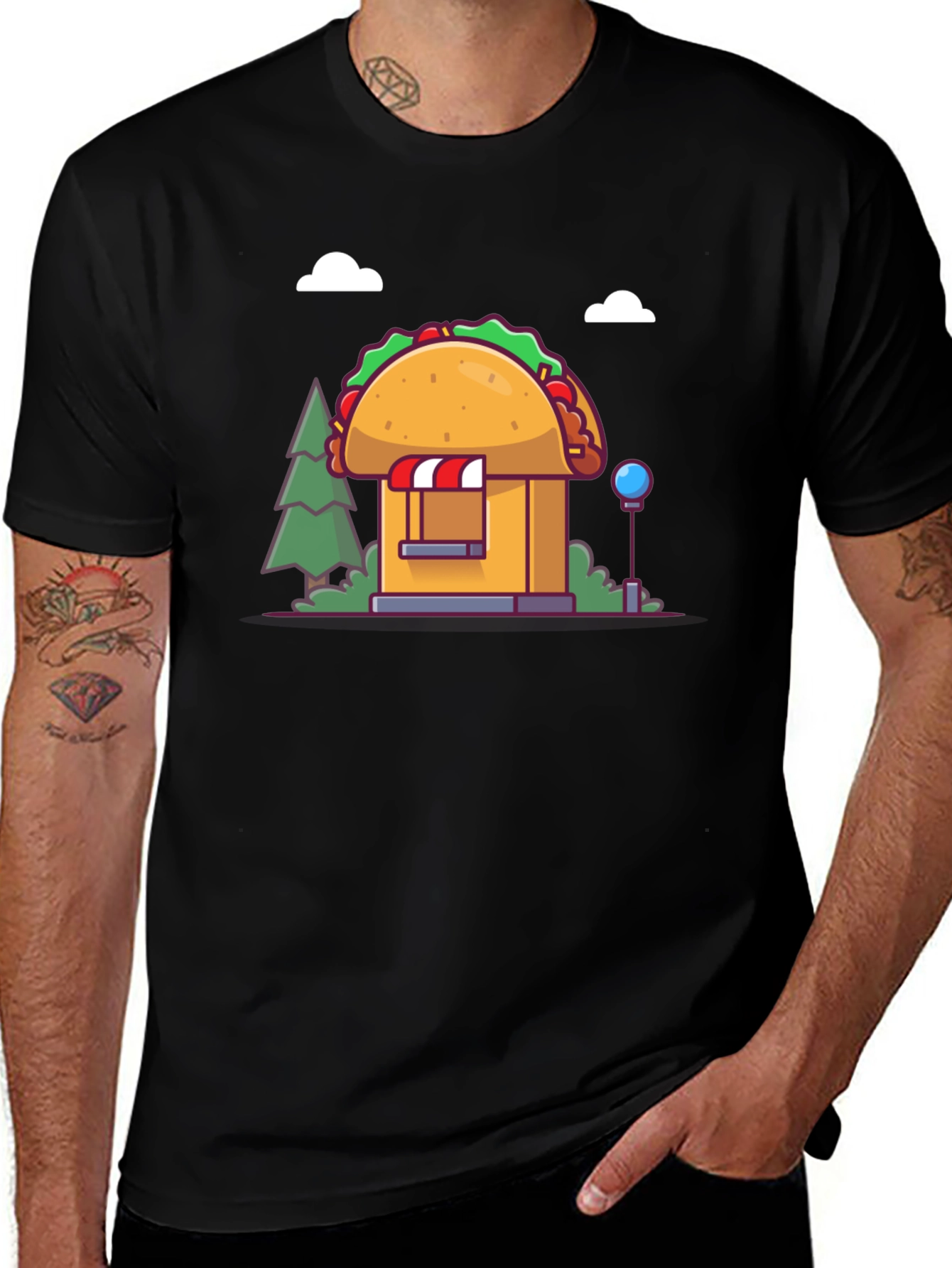 Variant 21 of Taco Shop Tee - Whimsical Foodie Fashion